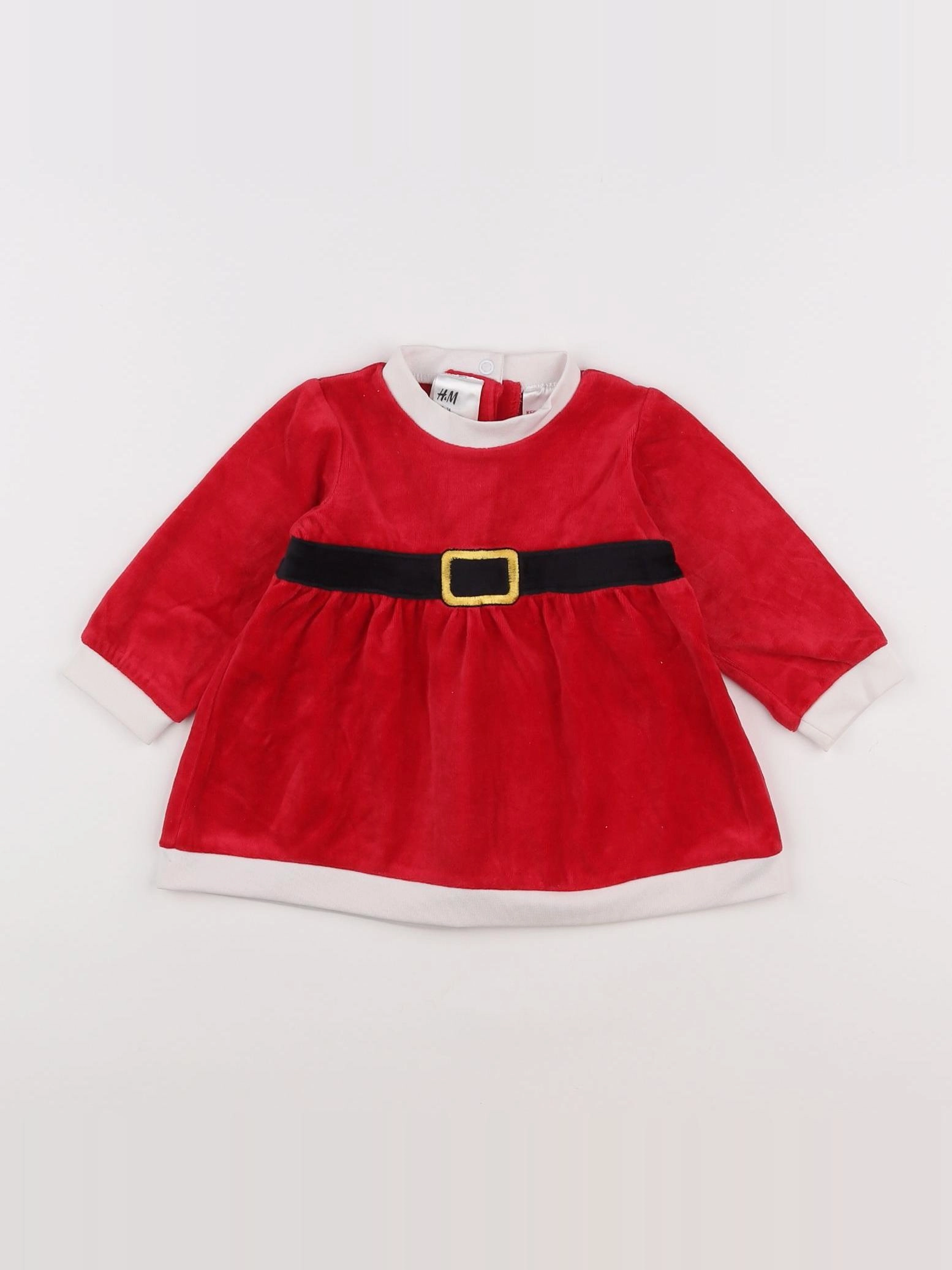 H&M - robe rouge - 6/9 mois