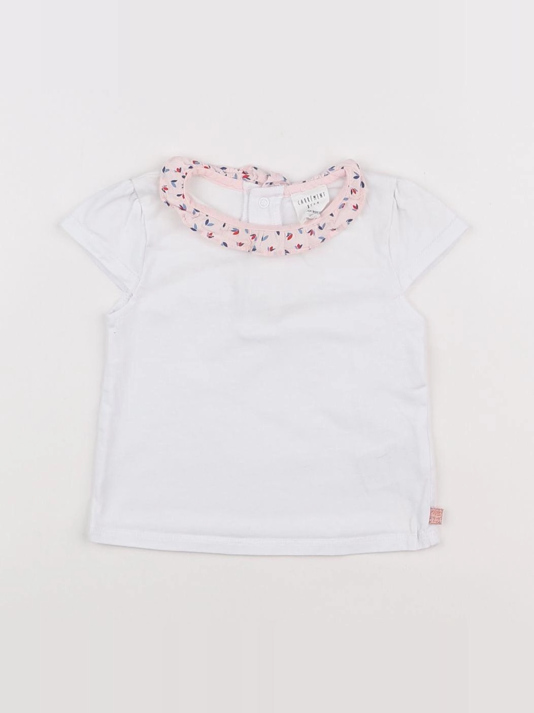 Carrément Beau - tee-shirt blanc - 12 mois