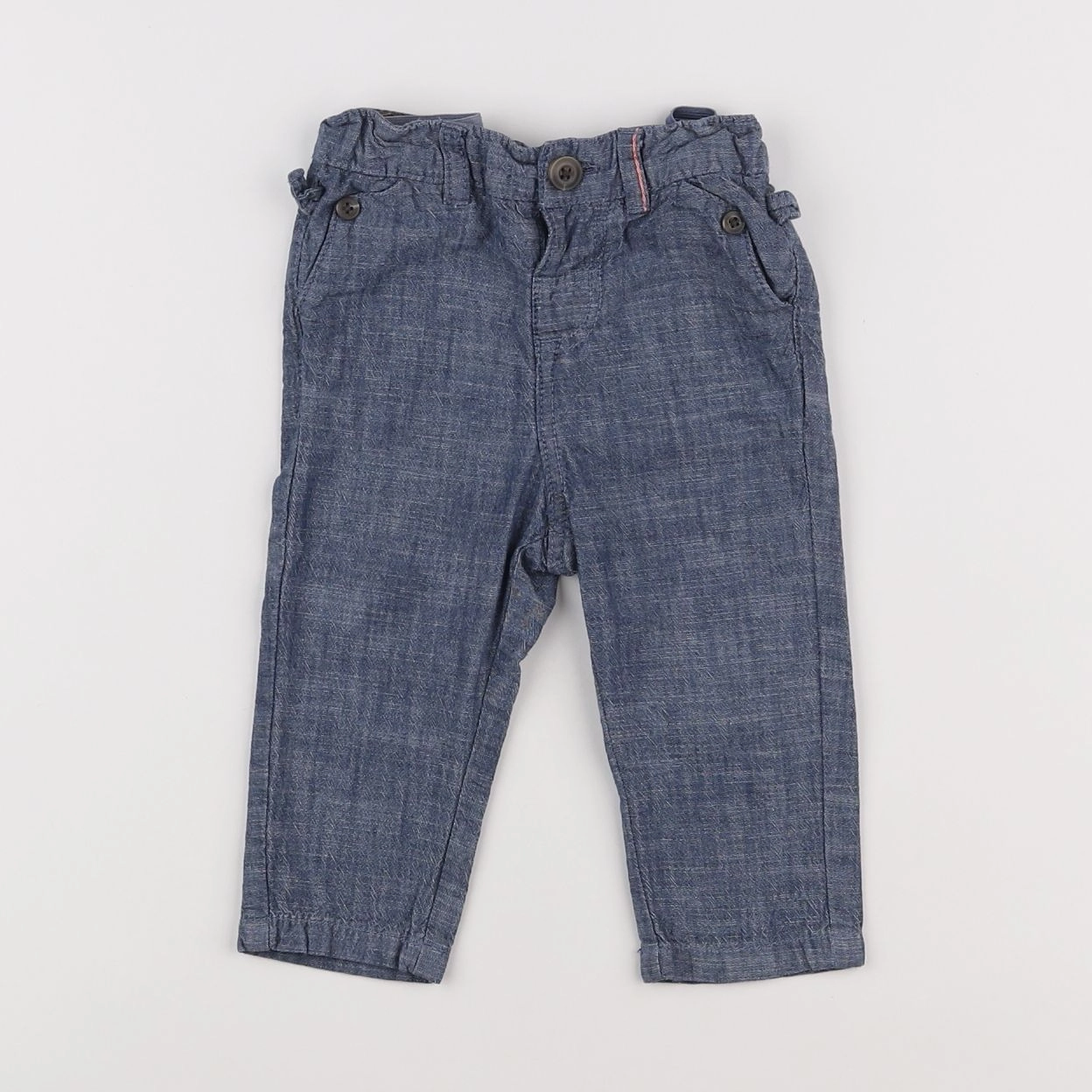 Tape à l'oeil - pantalon bleu - 12 mois