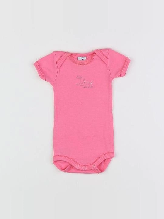 Petit Bateau - body rose - 3 mois