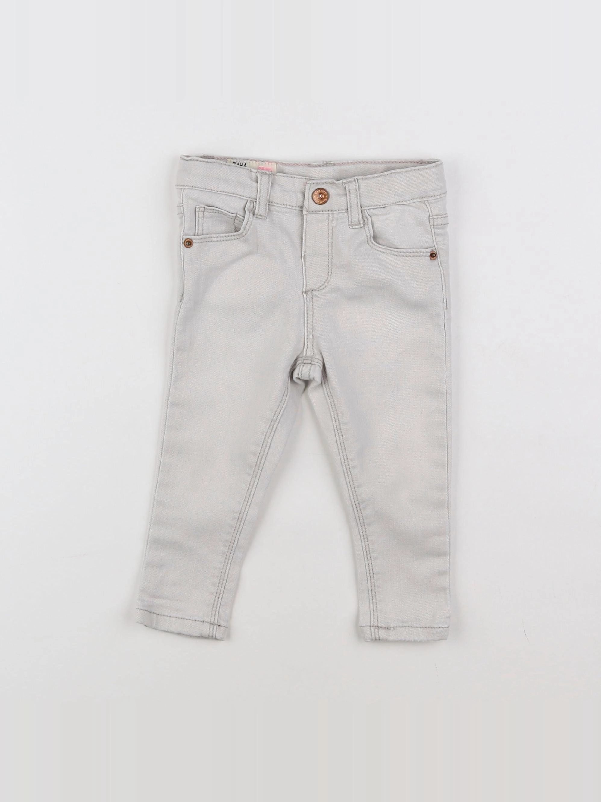Zara - jean gris - 9/12 mois