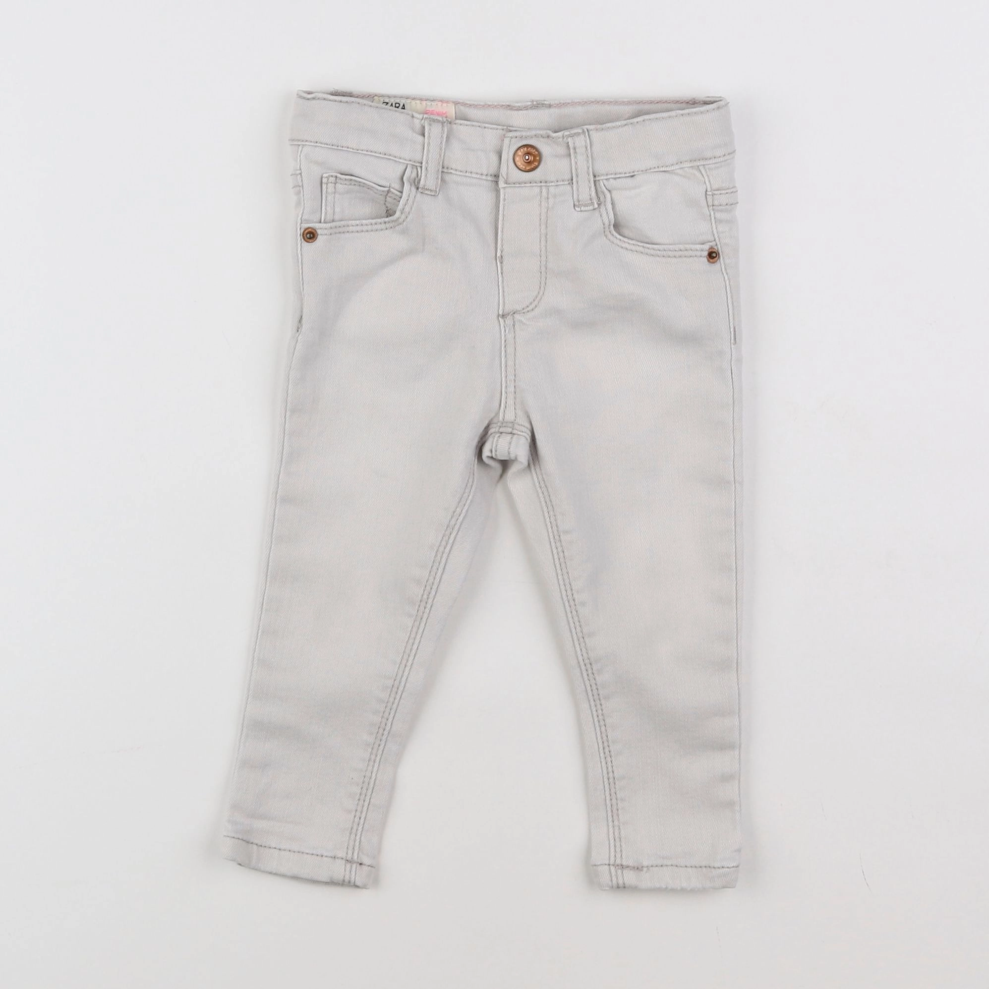 Zara - jean gris - 9/12 mois