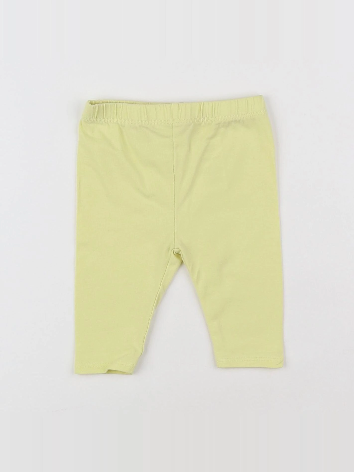 Vertbaudet - legging jaune - 6 mois