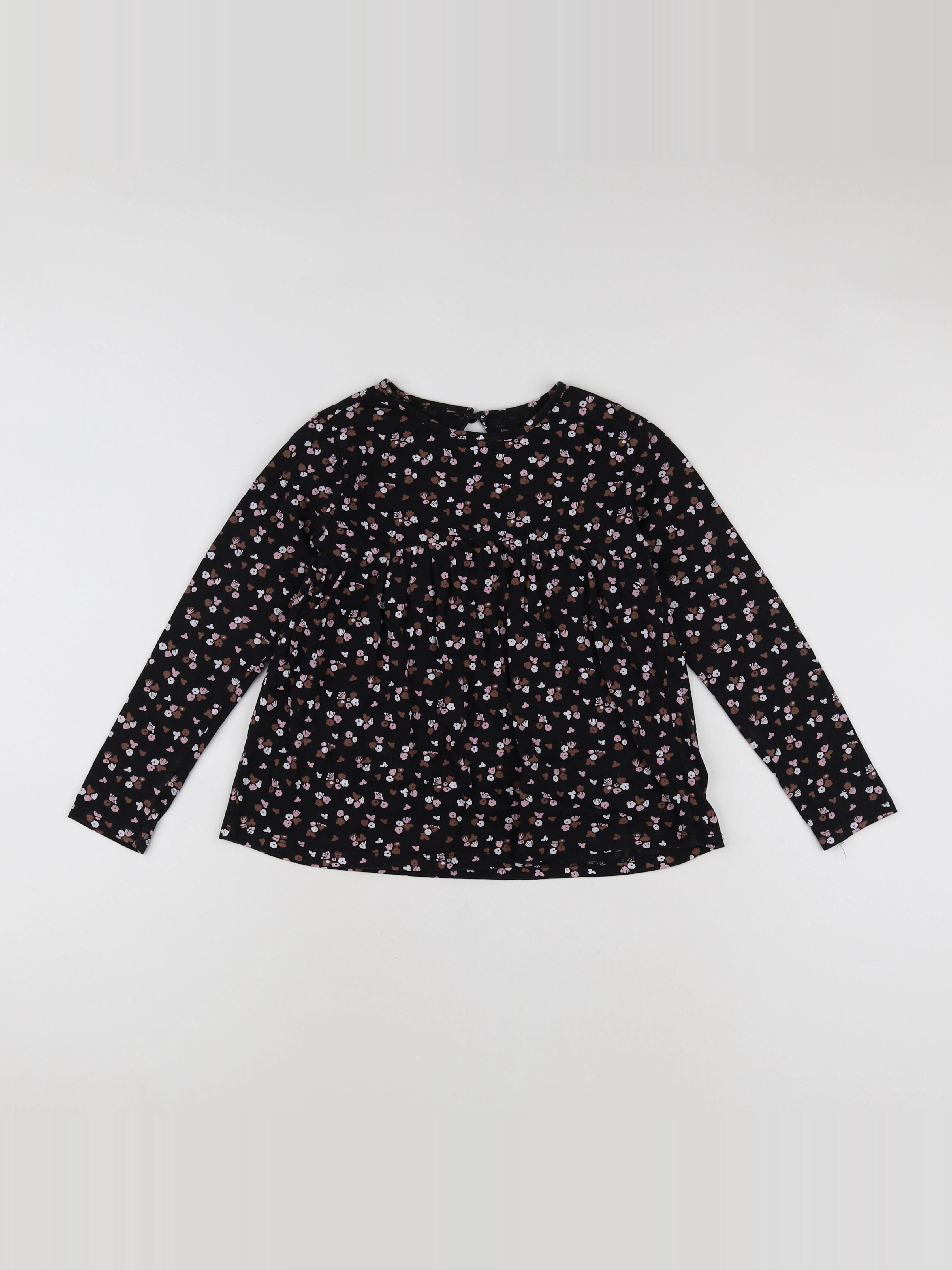 Vertbaudet - tee-shirt noir - 8 ans