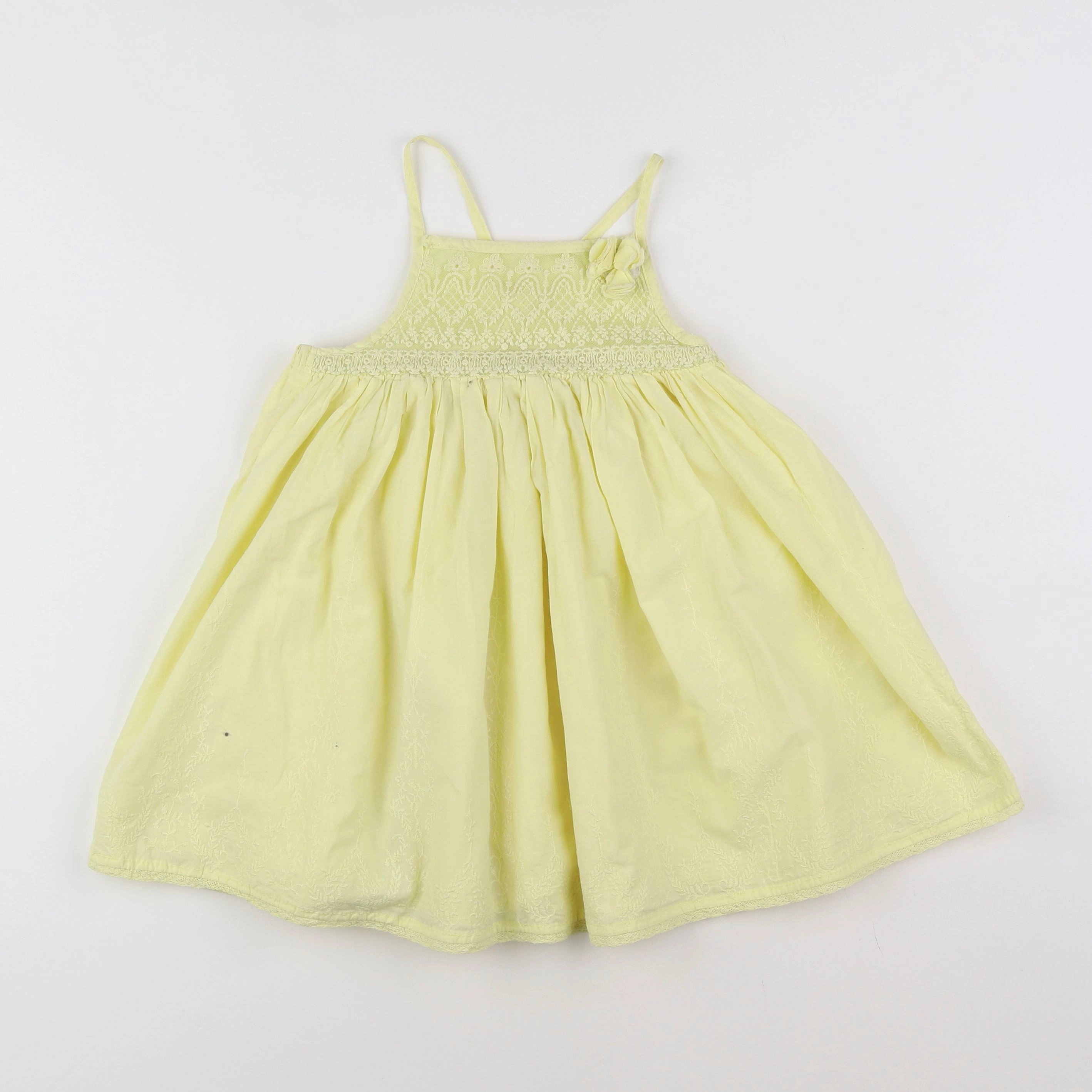 Vertbaudet - robe jaune - 2 ans