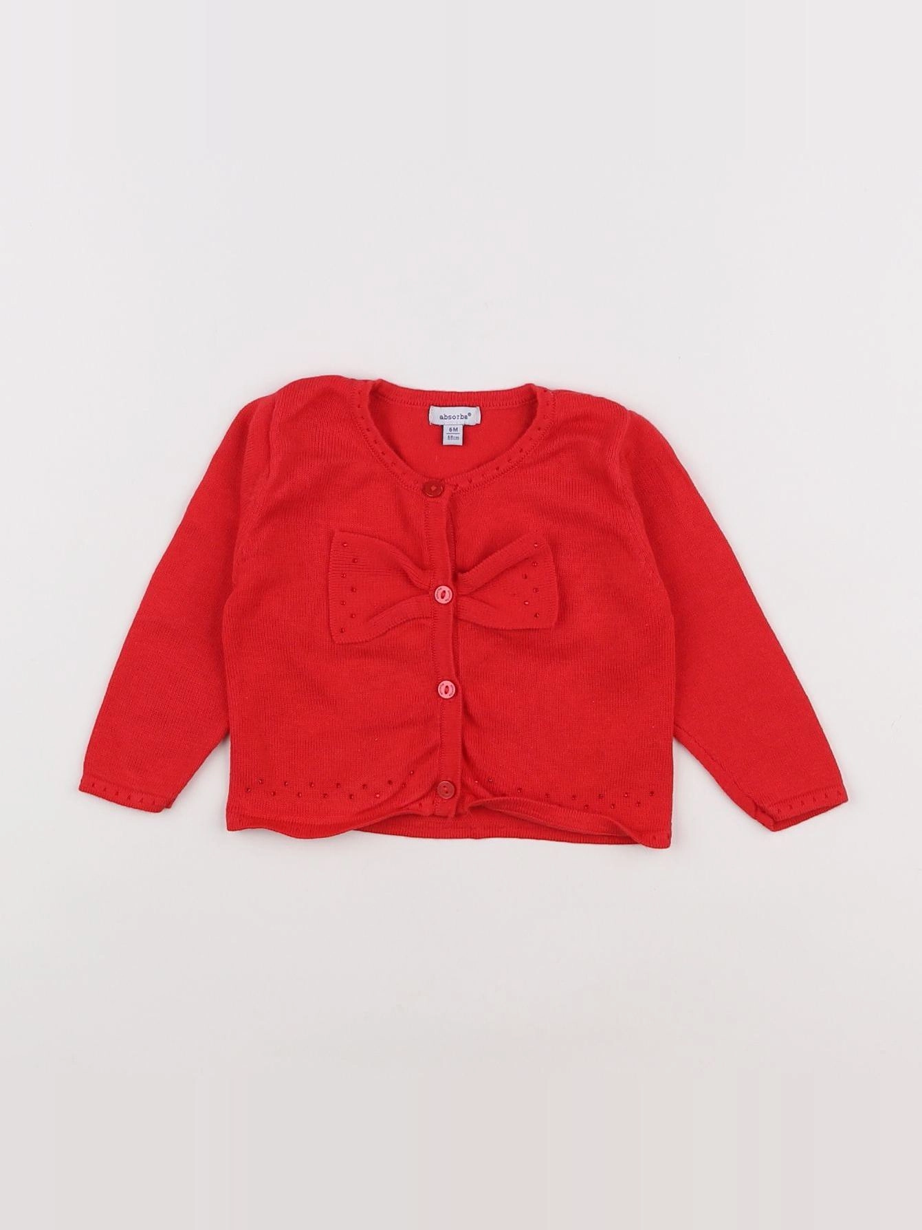 Absorba - gilet rouge - 6 mois
