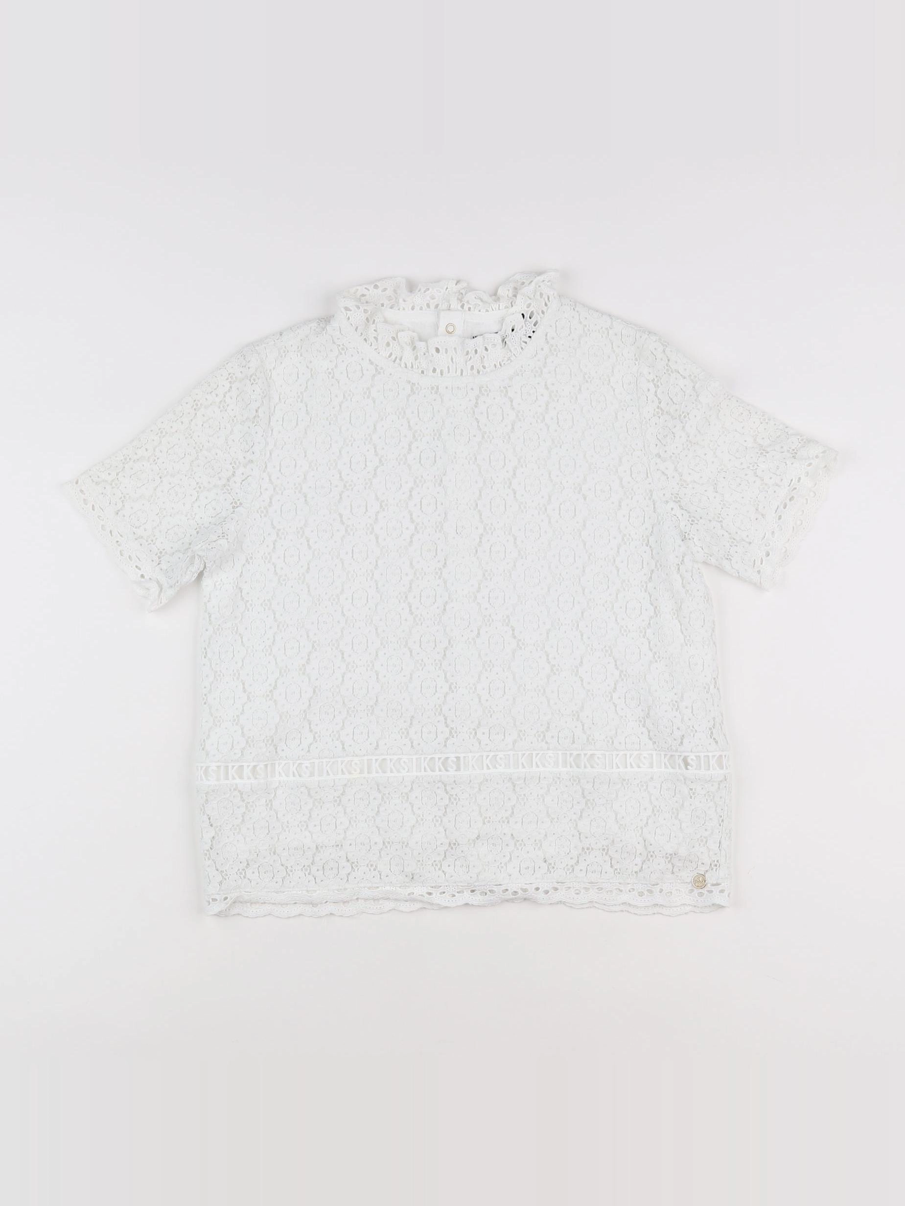 IKKS - blouse blanc - 12 ans