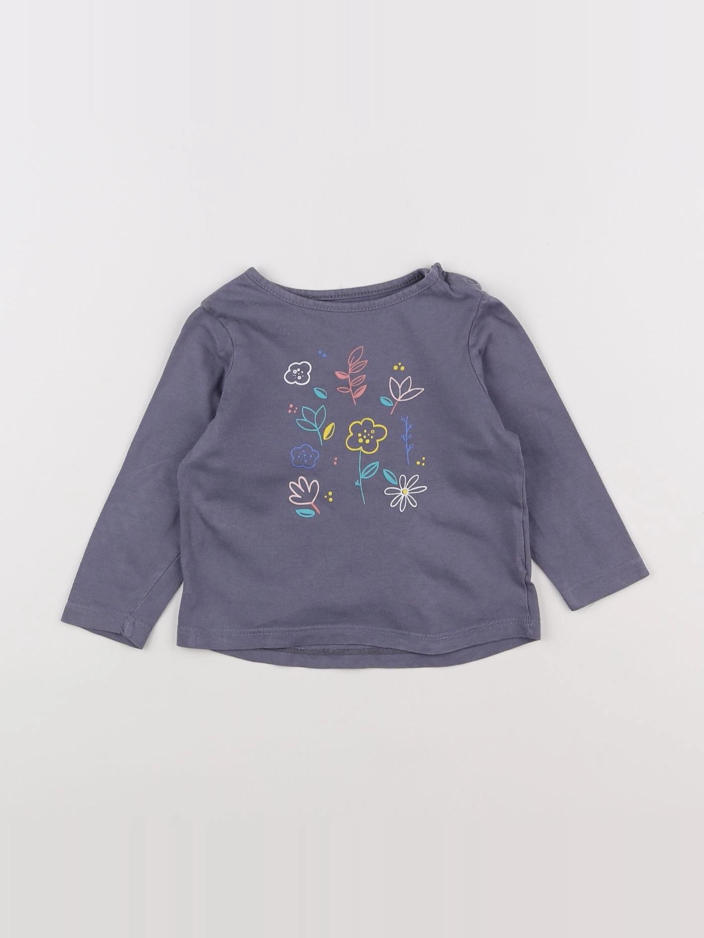 Cadet Rousselle - tee-shirt violet - 12 mois