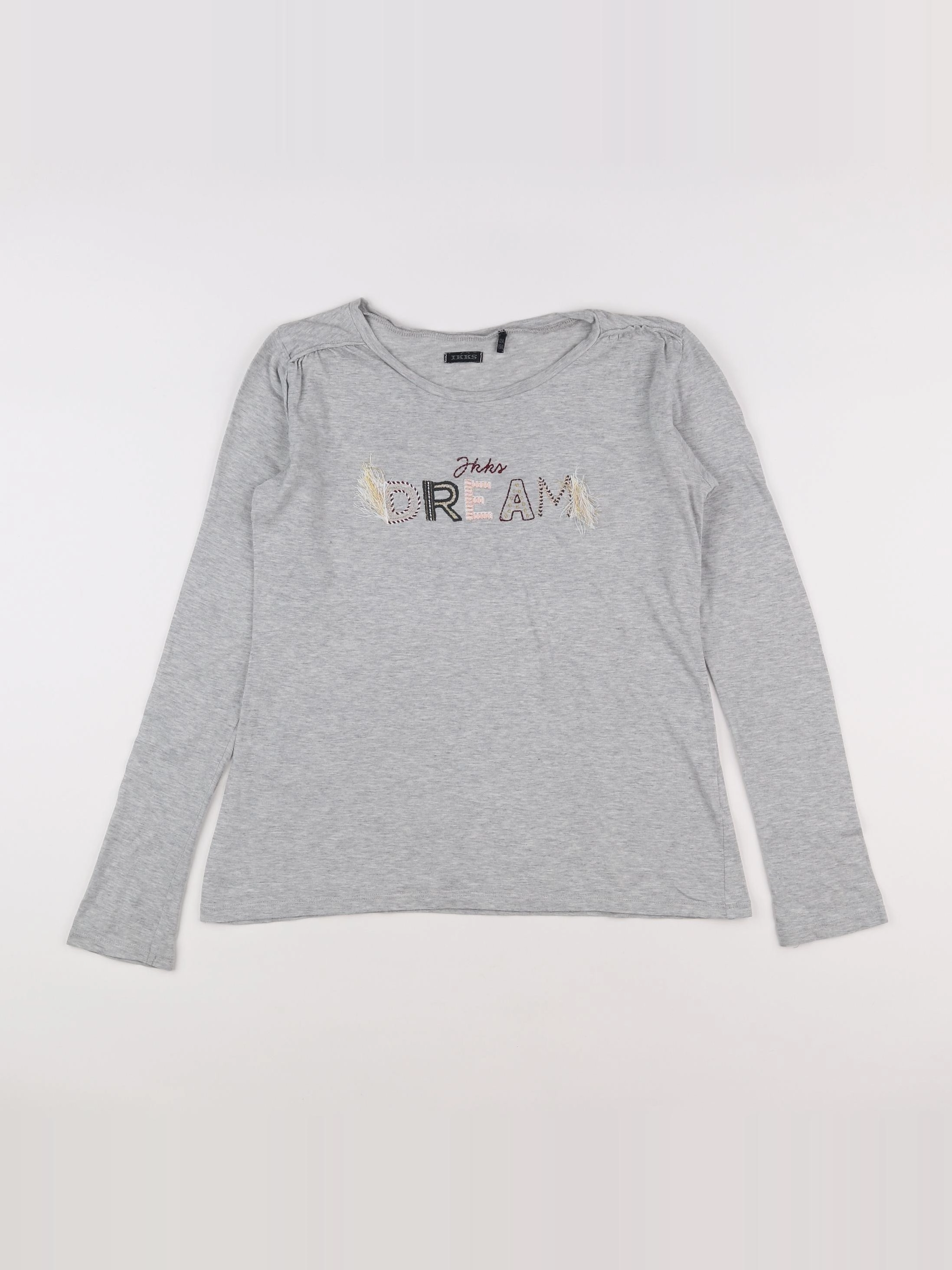 IKKS - tee-shirt gris - 12 ans