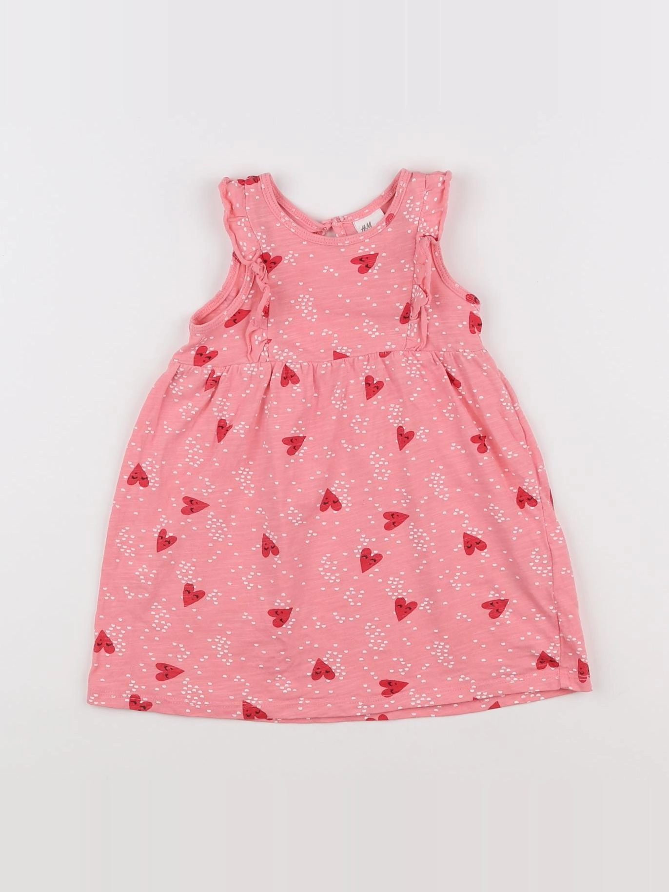 H&M - robe rose - 12 mois