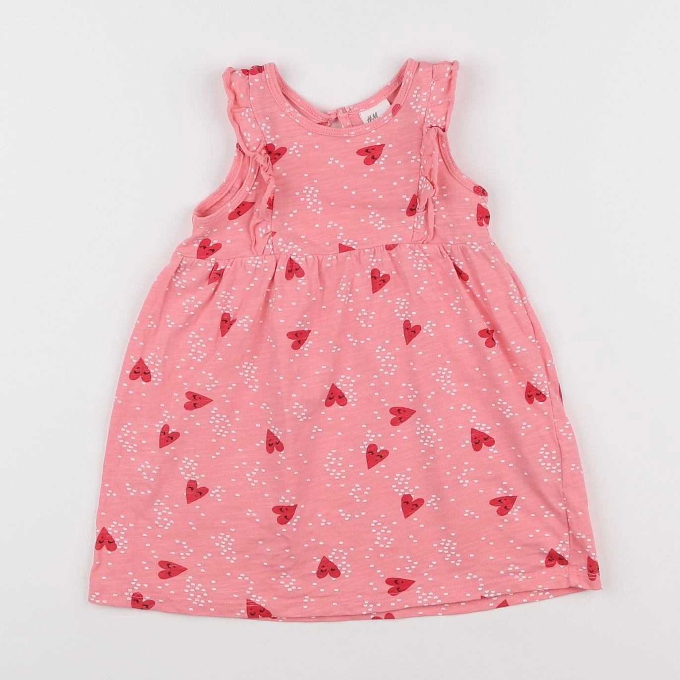 H&M - robe rose - 12 mois