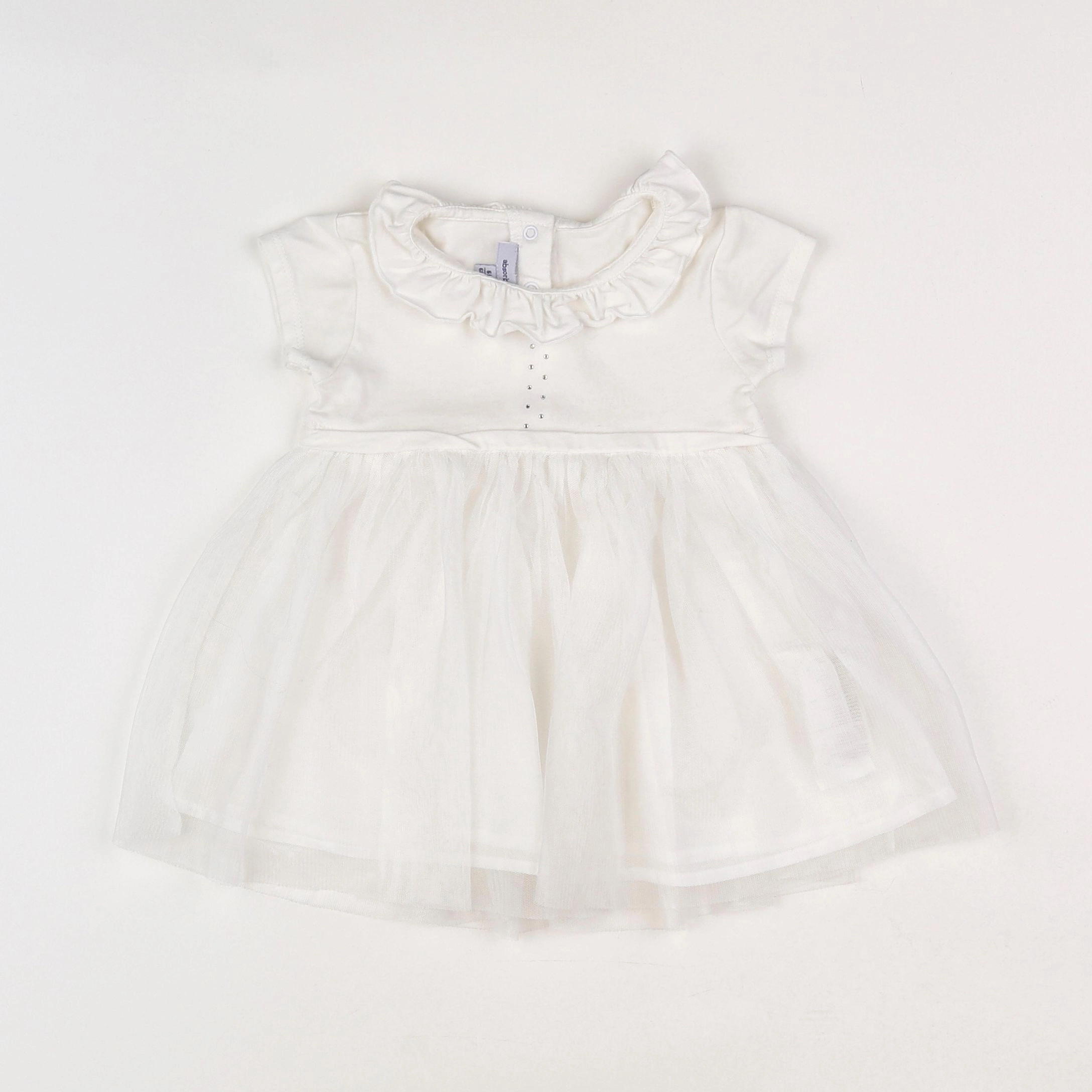 Absorba - robe blanc - 6 mois