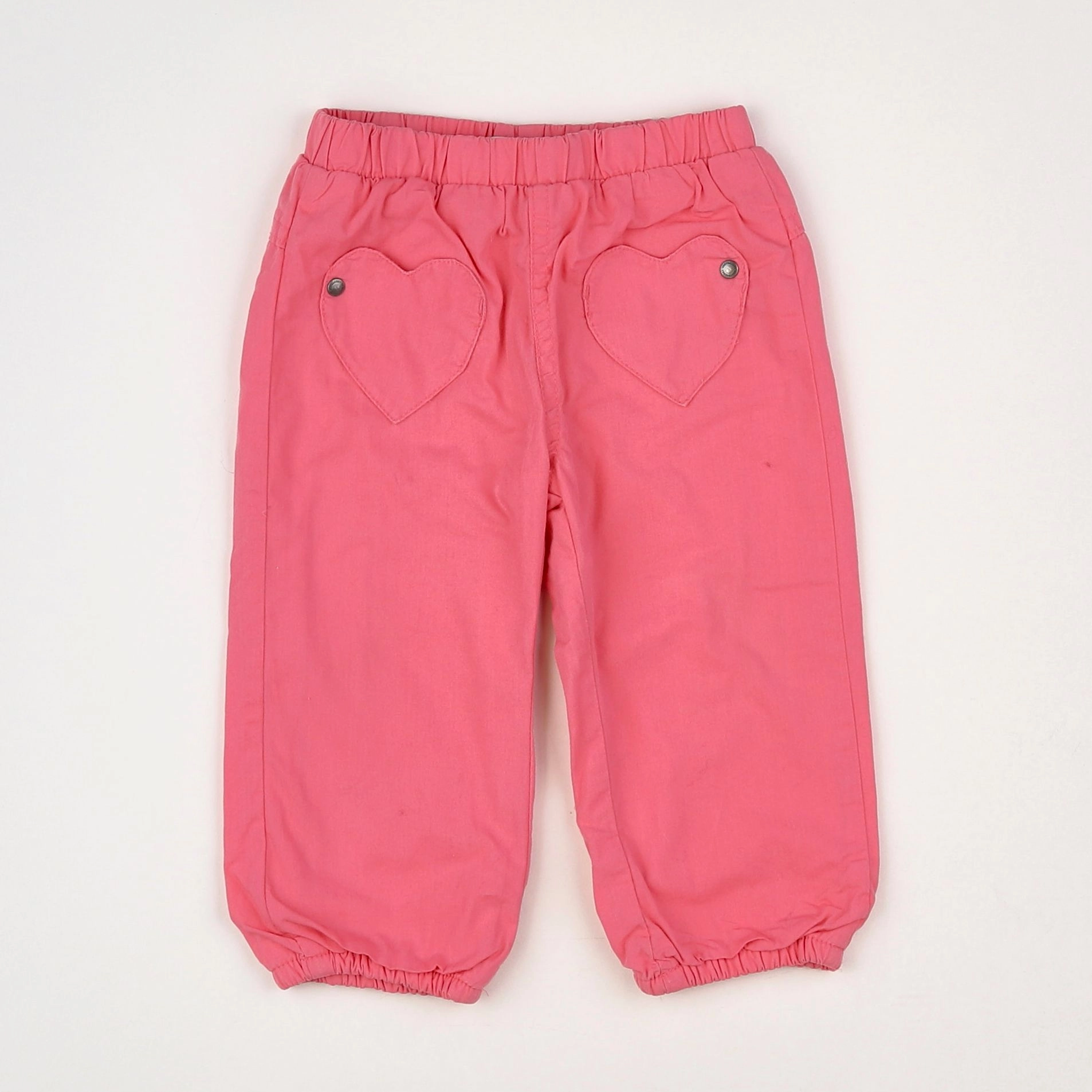 Vertbaudet - pantalon rose - 12 mois