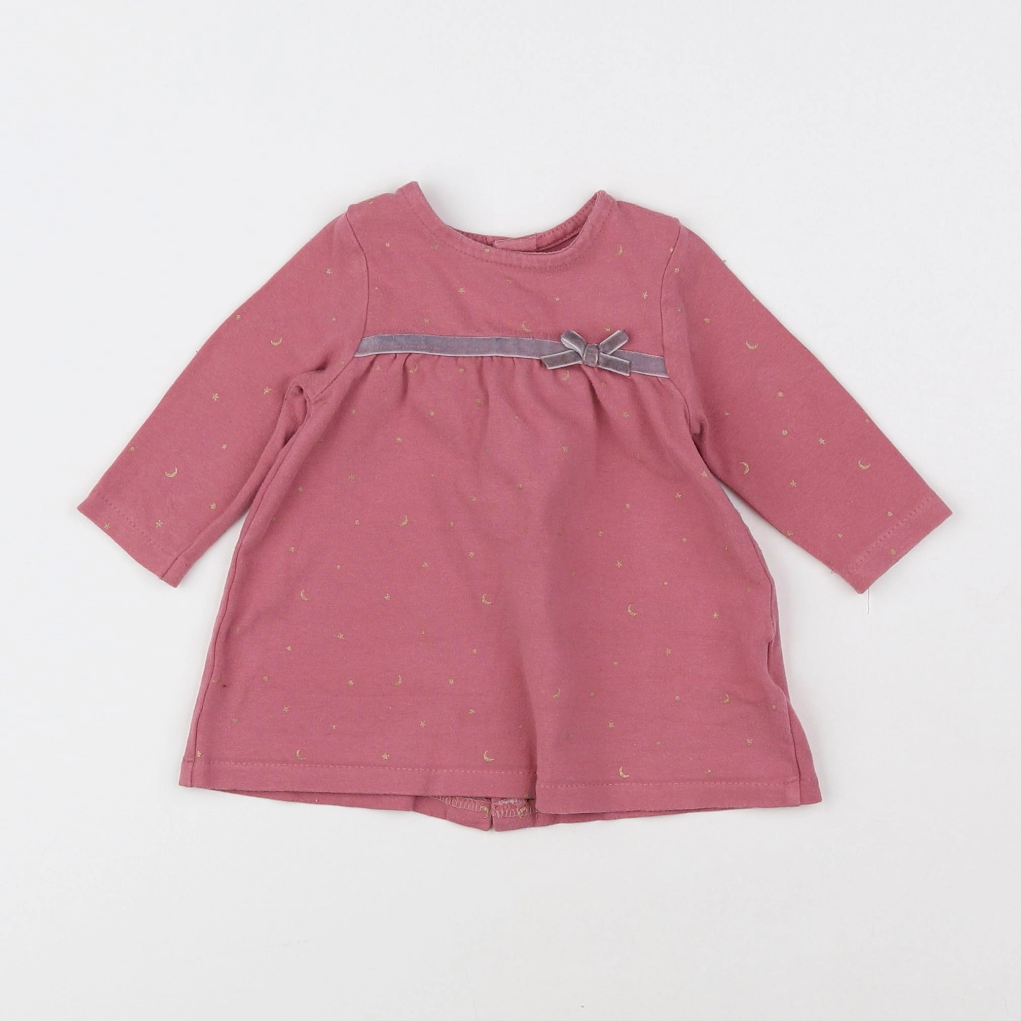 Vertbaudet - robe rose - 3 mois