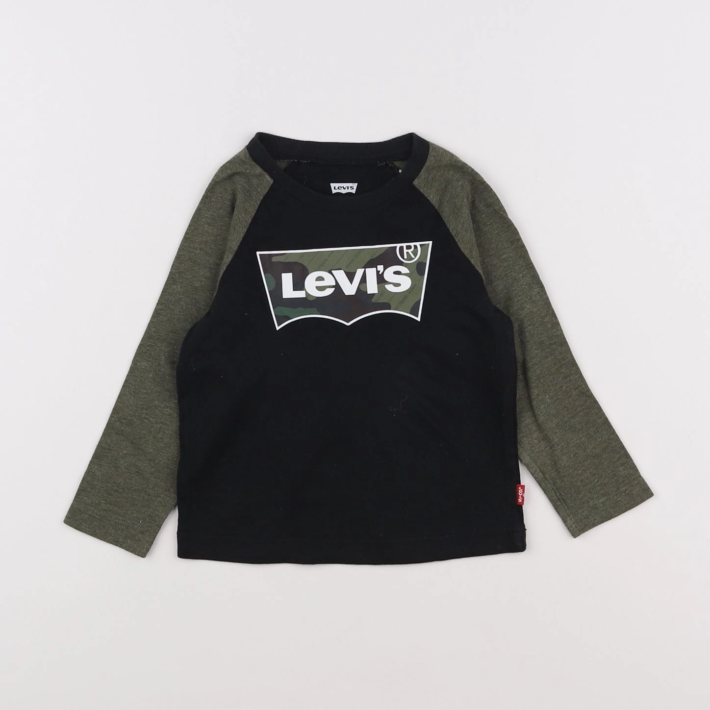 Levi's - tee-shirt noir, vert - 12 mois