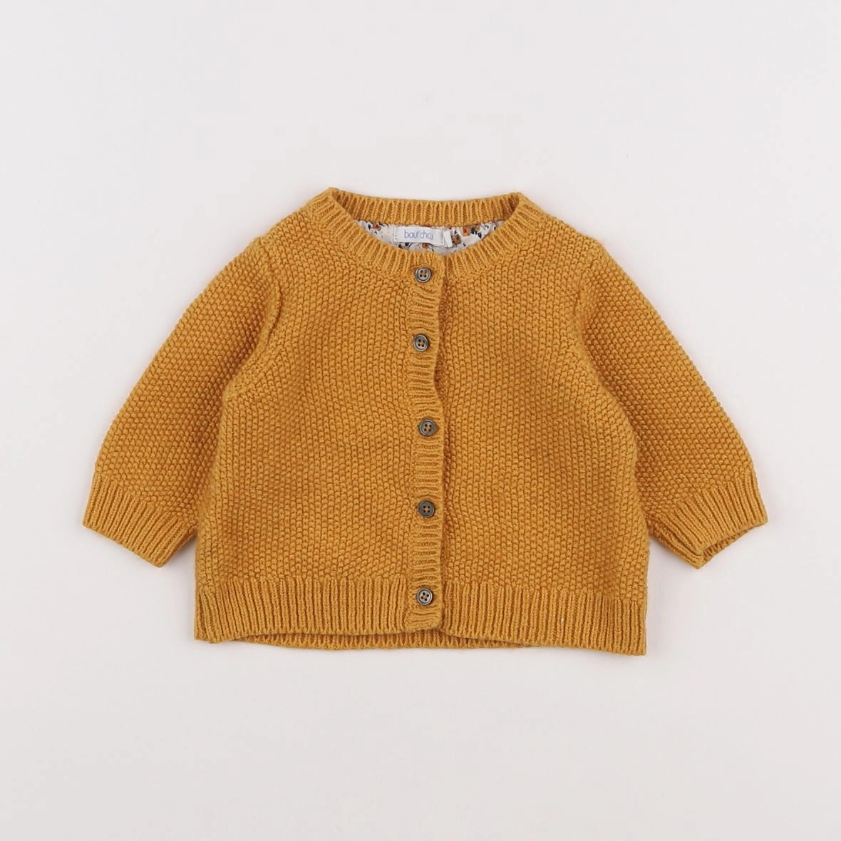 Boutchou - gilet jaune - 6 mois