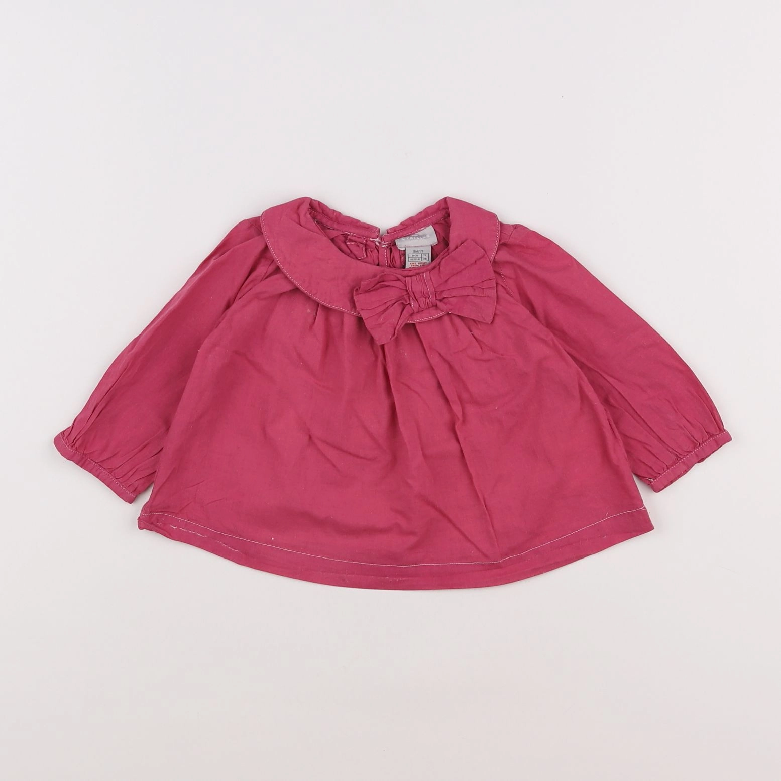 Cyrillus - blouse rose - 9 mois