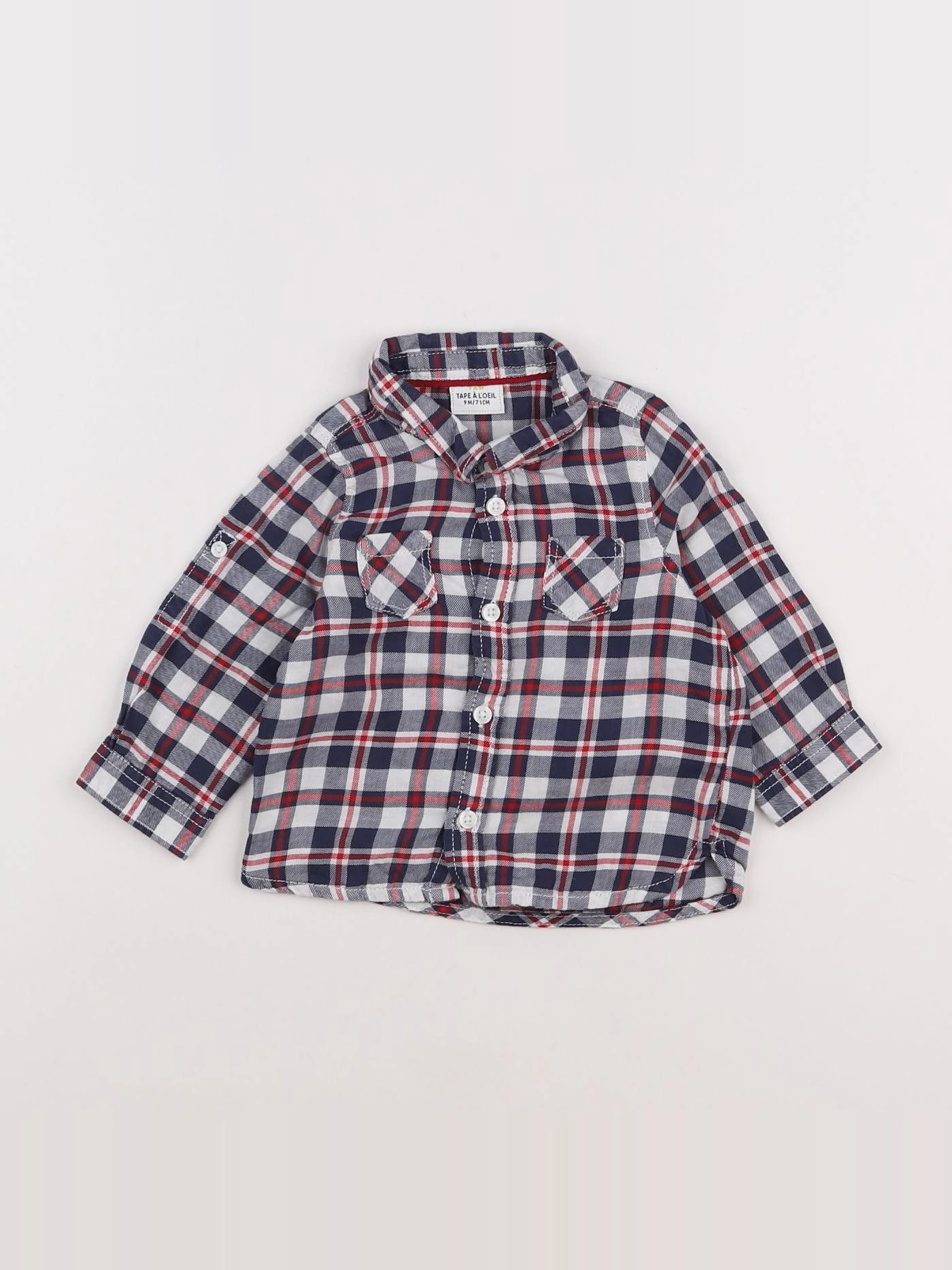 Tape à l'oeil - chemise multicolore - 9 mois