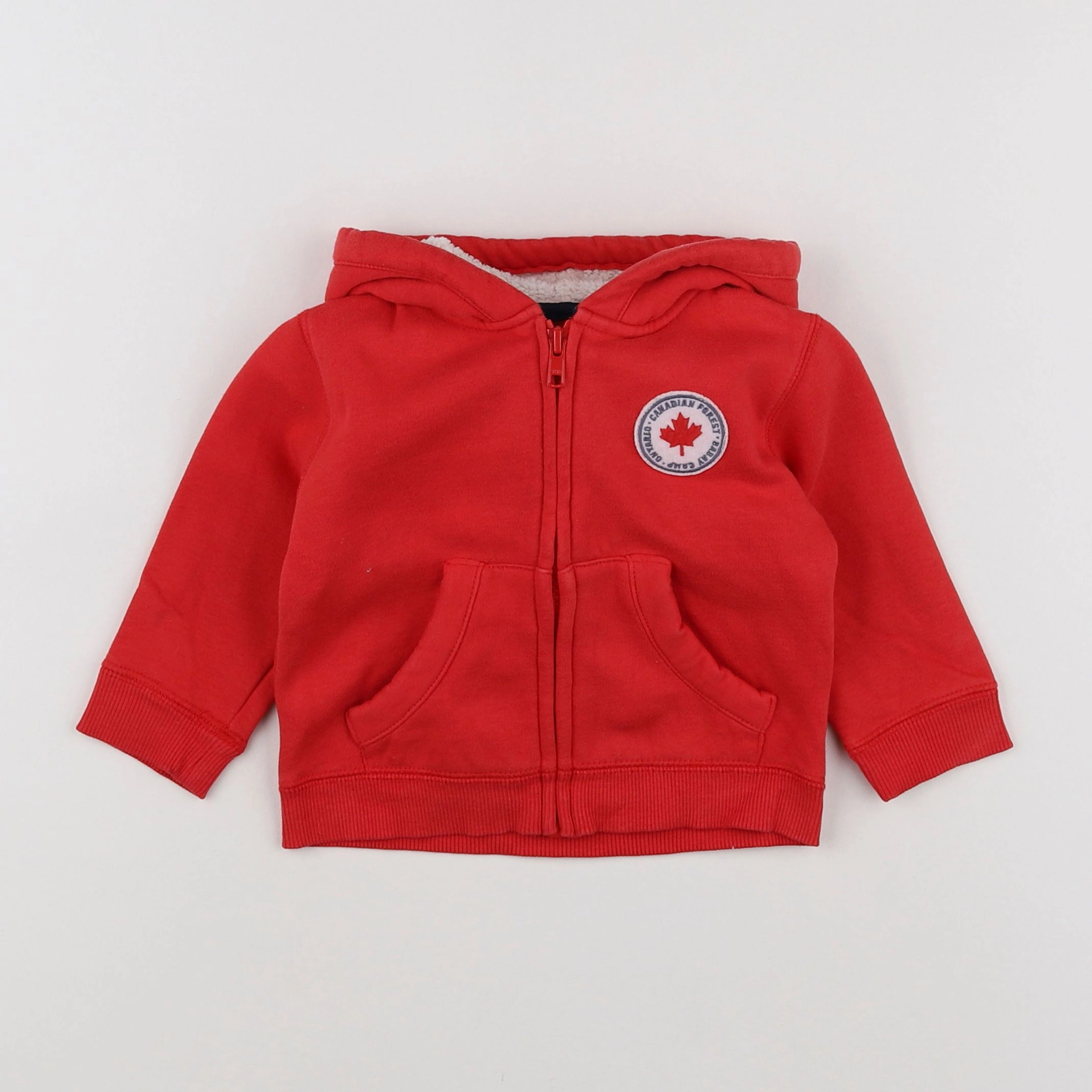 Boutchou - sweat rouge - 12 mois