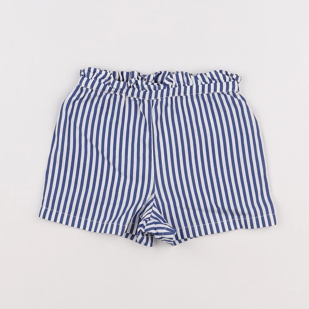 Jacadi - short bleu, blanc - 6 mois