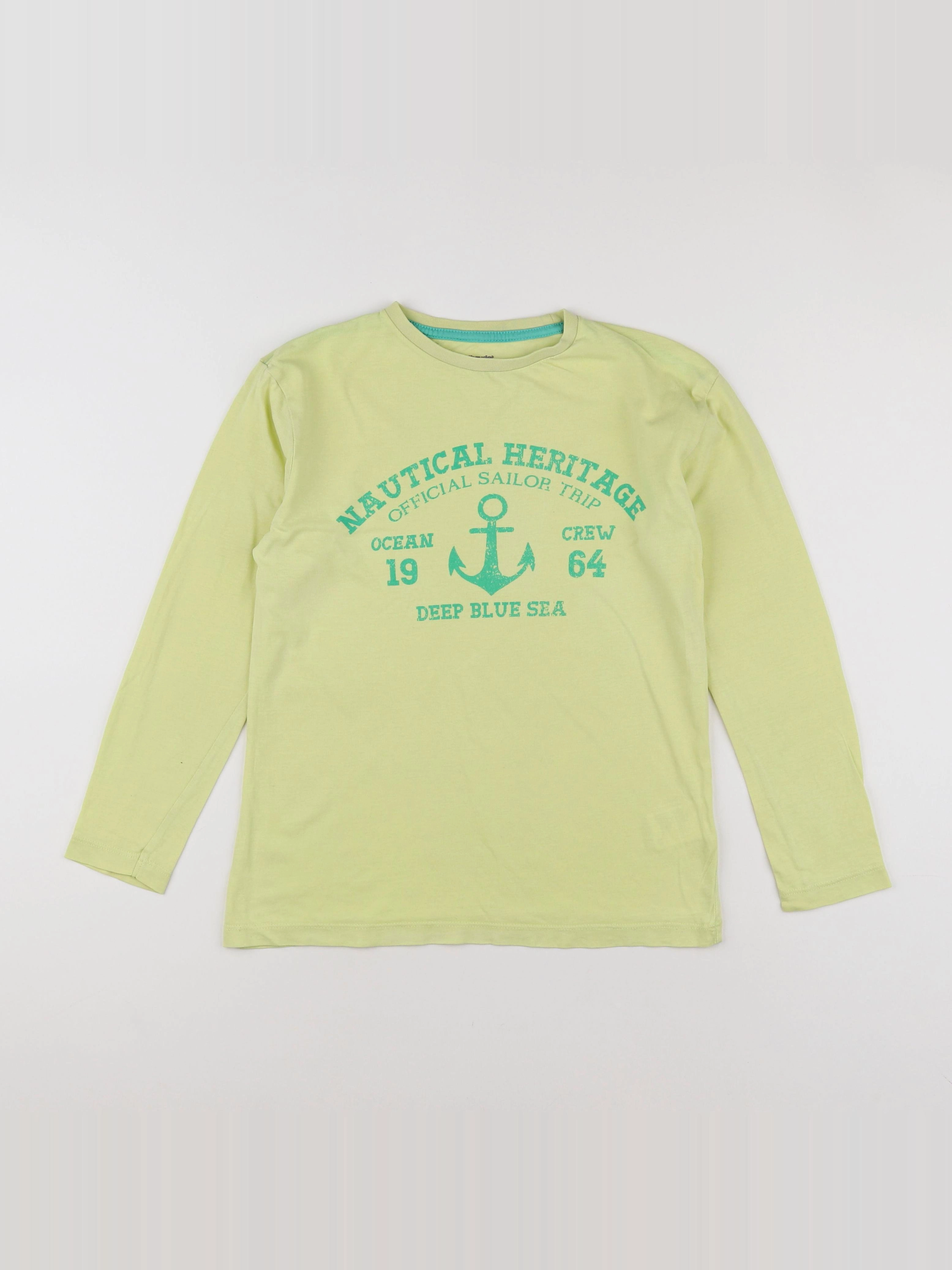 Vertbaudet - tee-shirt jaune - 10 ans