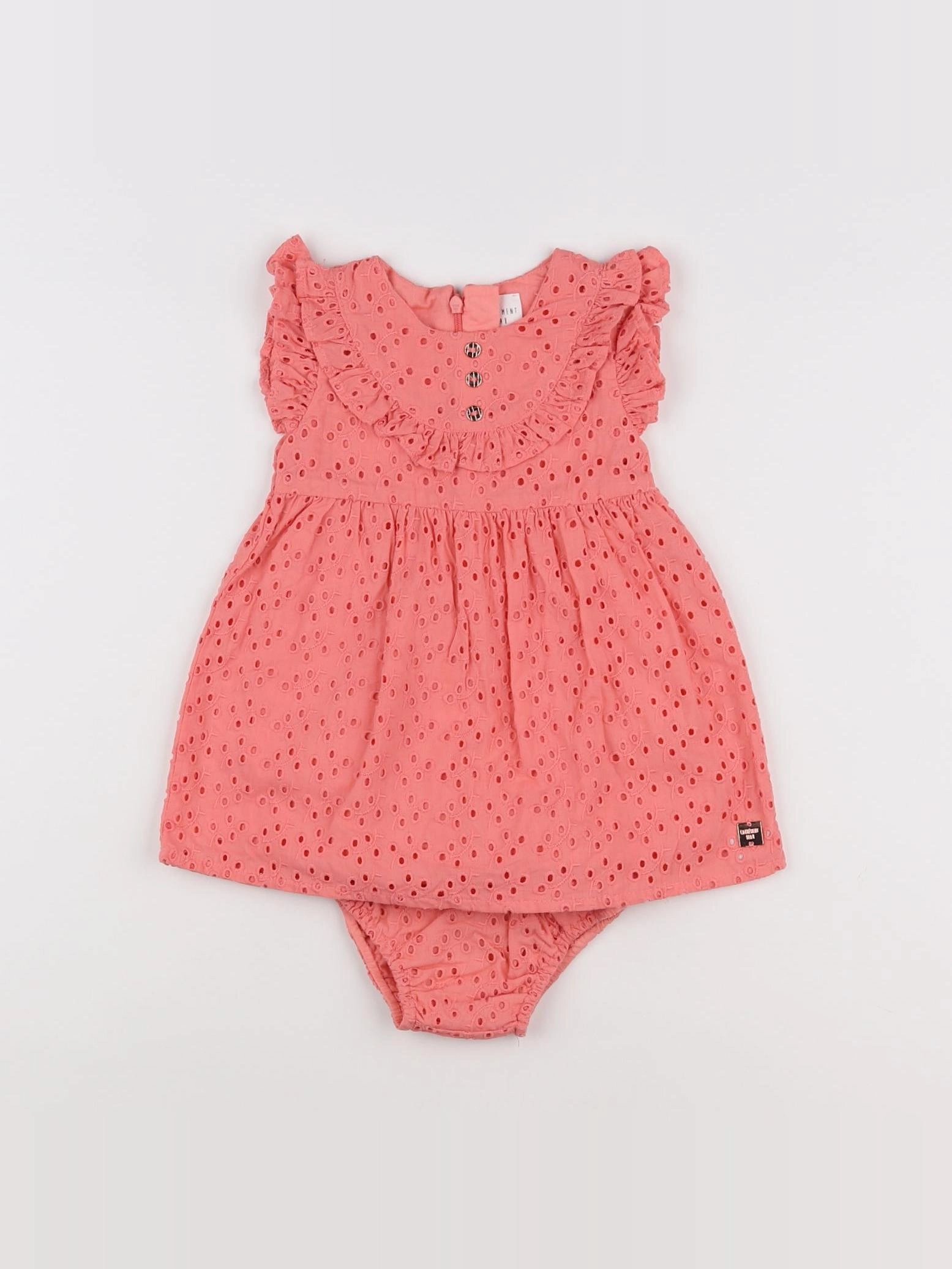 Carrément Beau - robe rose - 9 mois