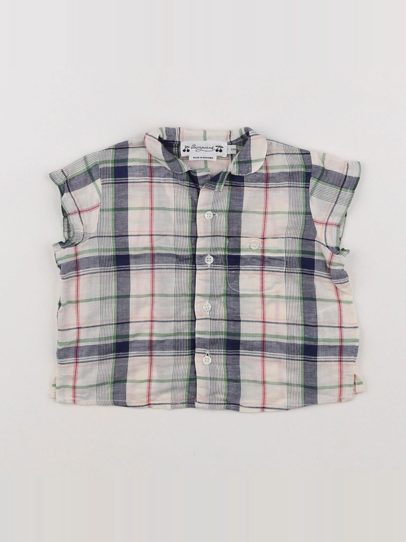 Bonpoint - chemise multicolore - 6 mois