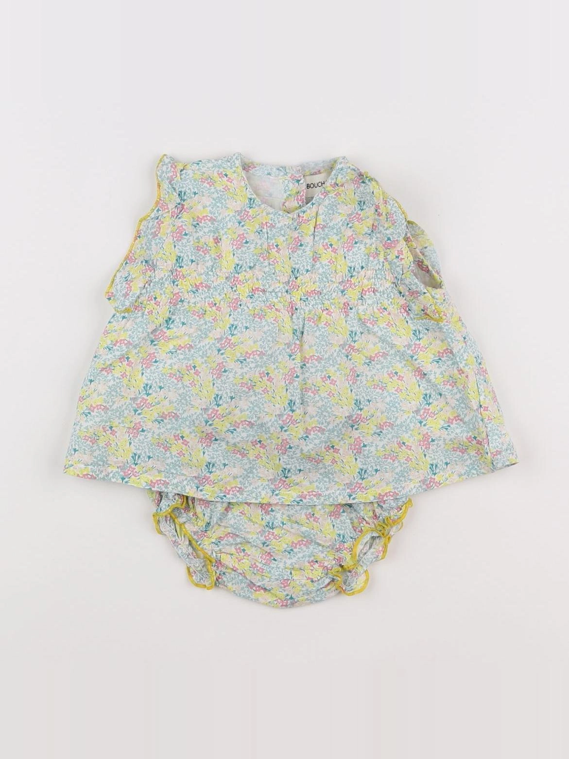 Bouchara - robe multicolore - 6 mois