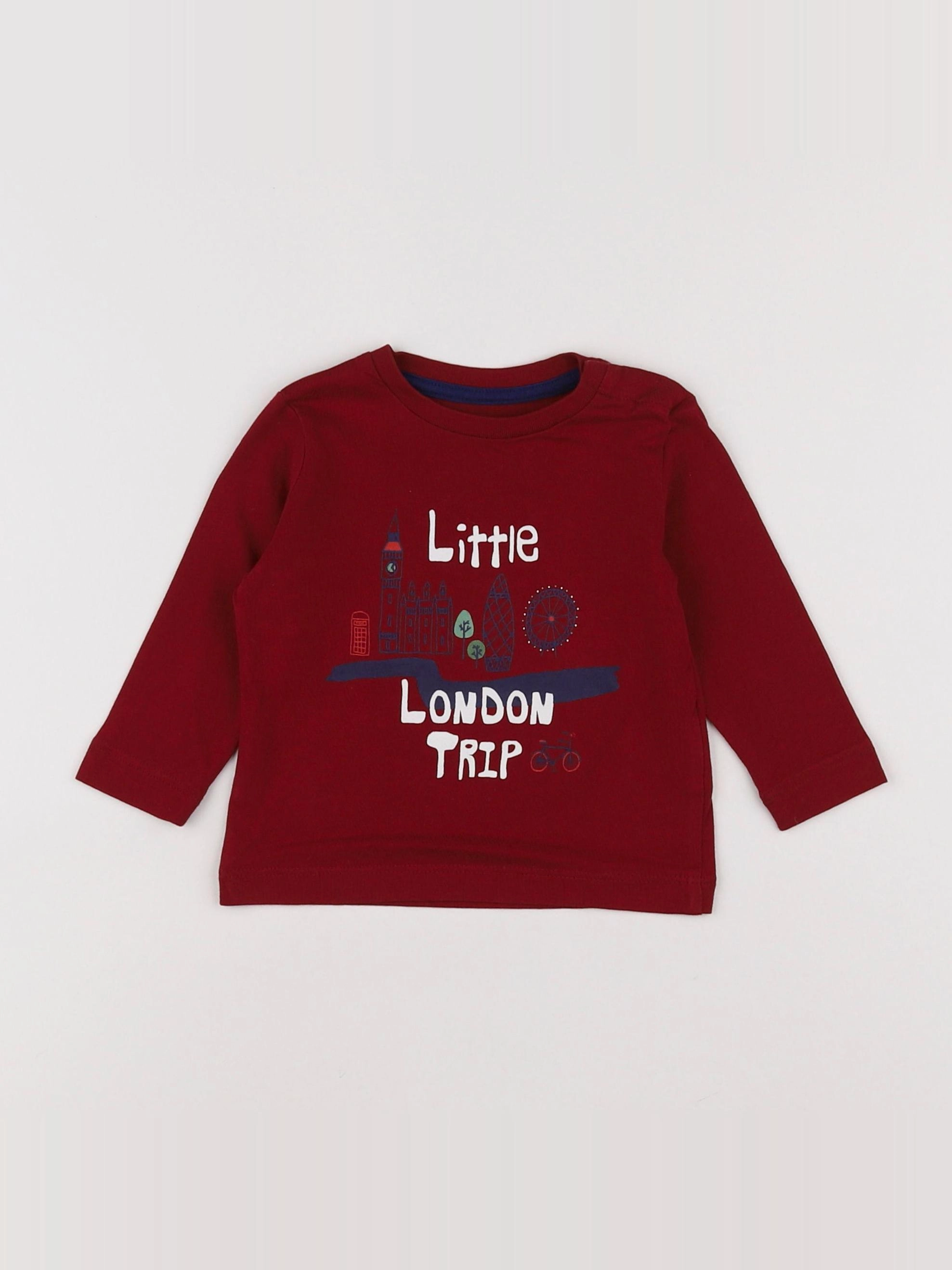 Boutchou - tee-shirt rouge - 6 mois