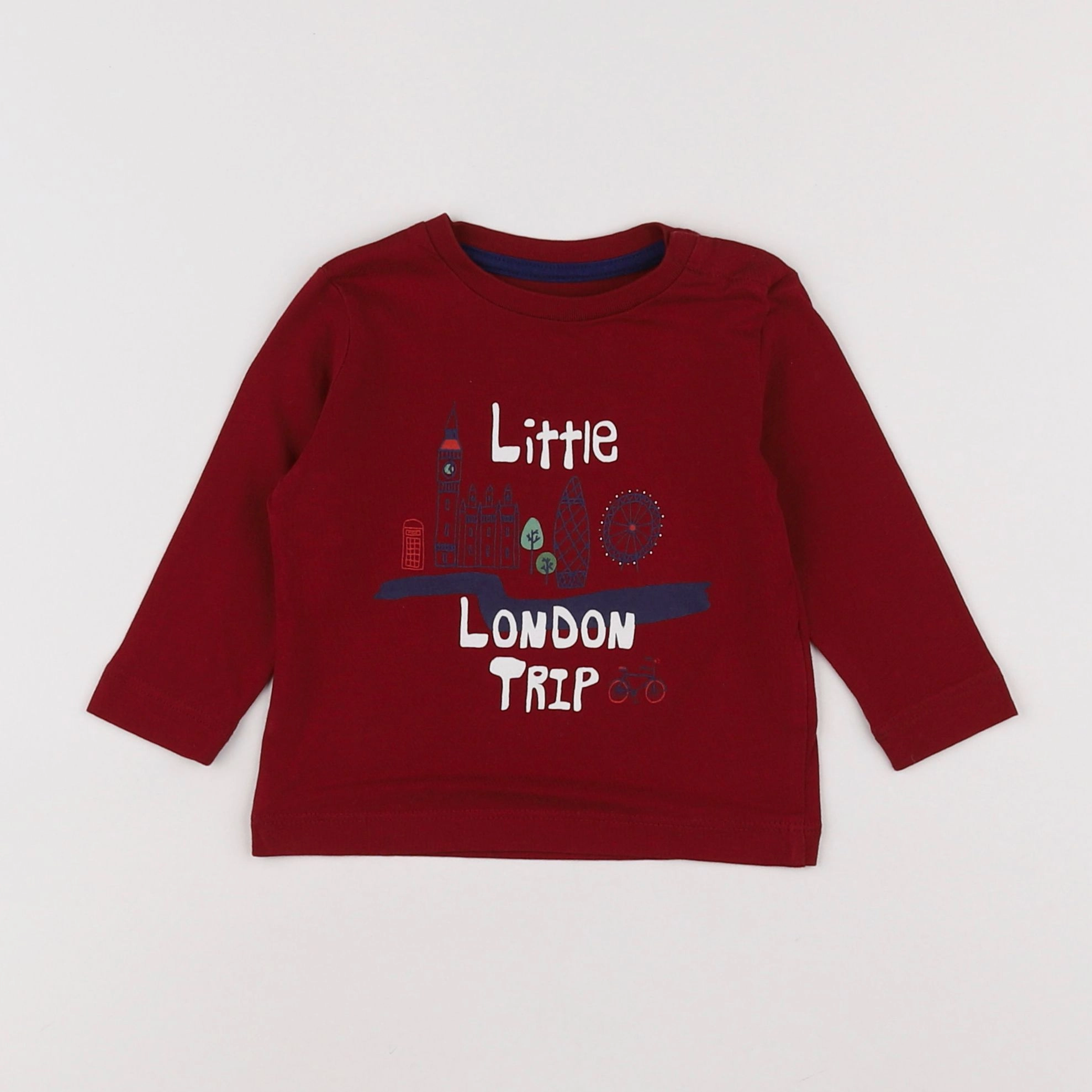 Boutchou - tee-shirt rouge - 6 mois