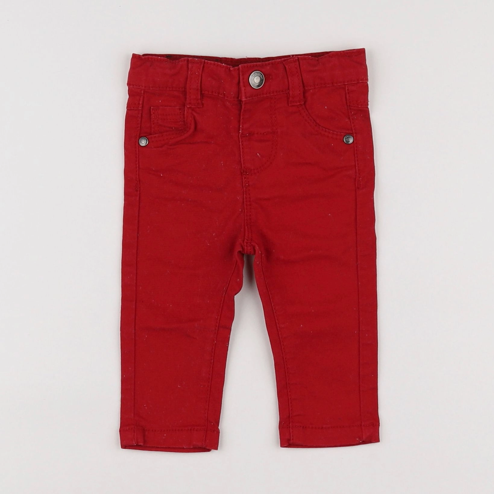 Tape à l'oeil - pantalon rouge - 3 mois