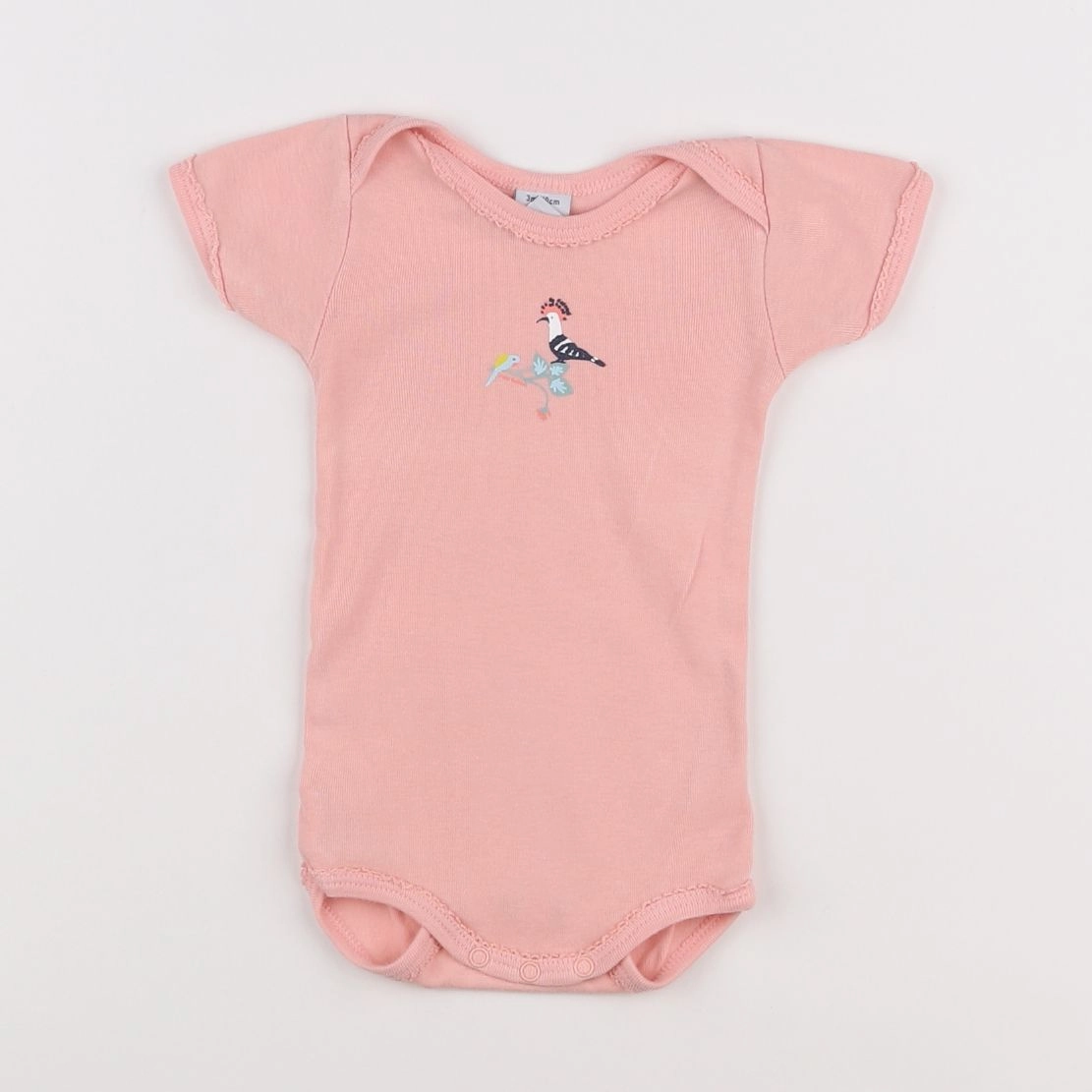 Petit Bateau - body rose - 3 mois