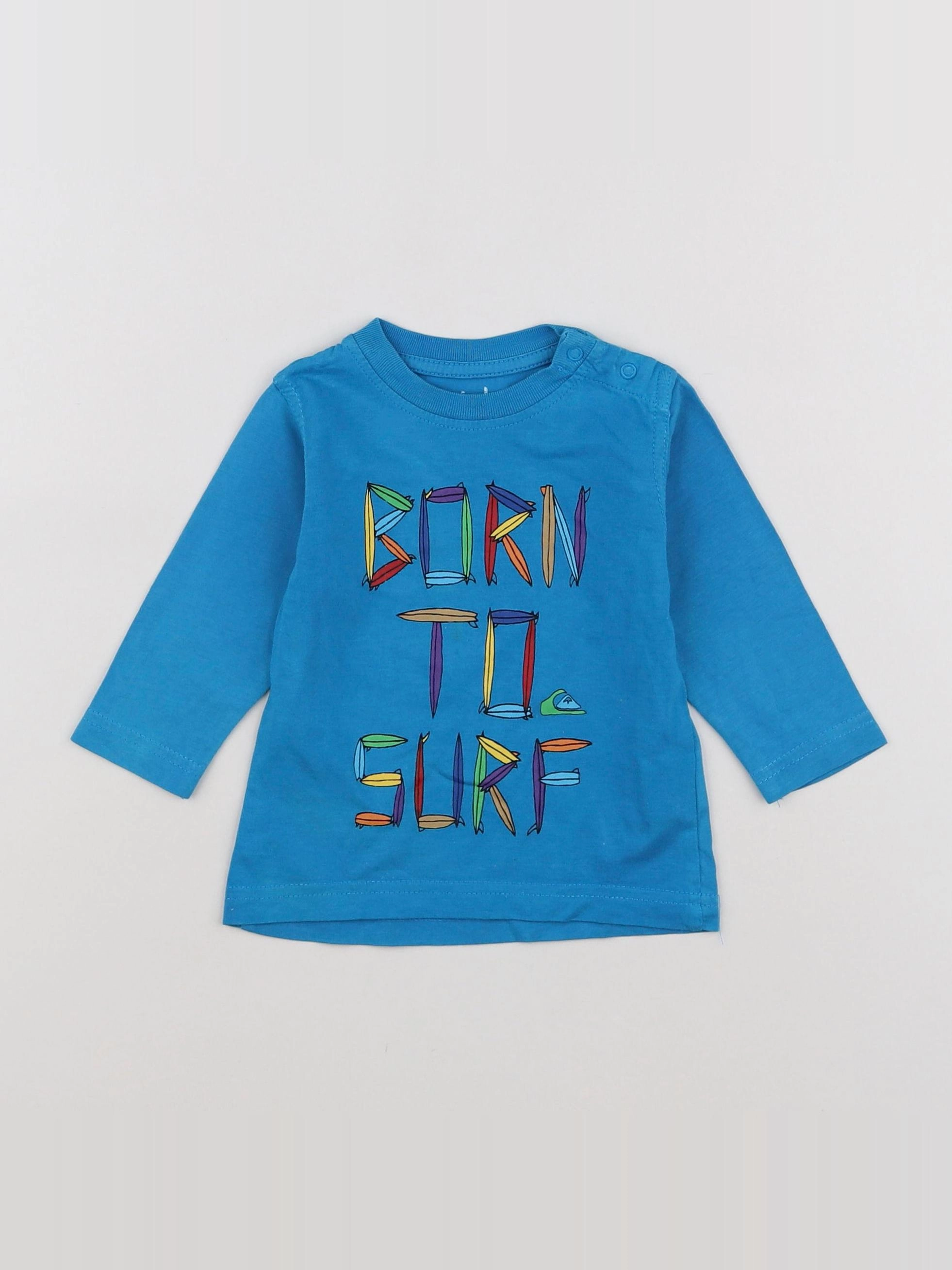 Quicksilver - tee-shirt bleu - 9 mois