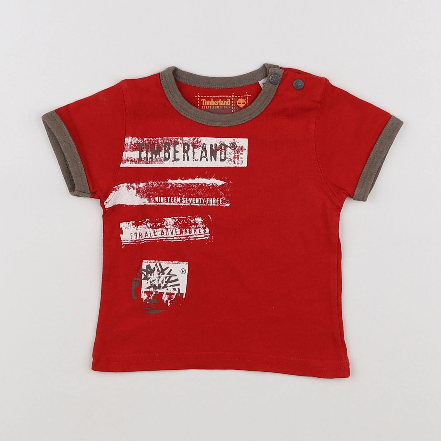 Timberland - tee-shirt rouge - 3 mois