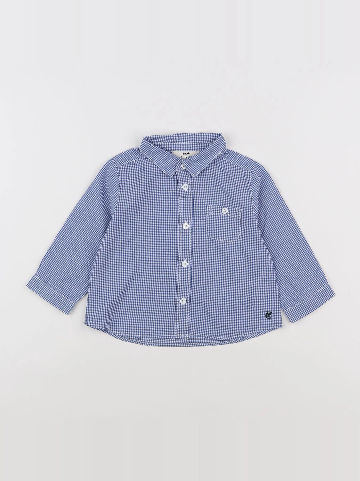 Cyrillus - chemise bleu - 18 mois