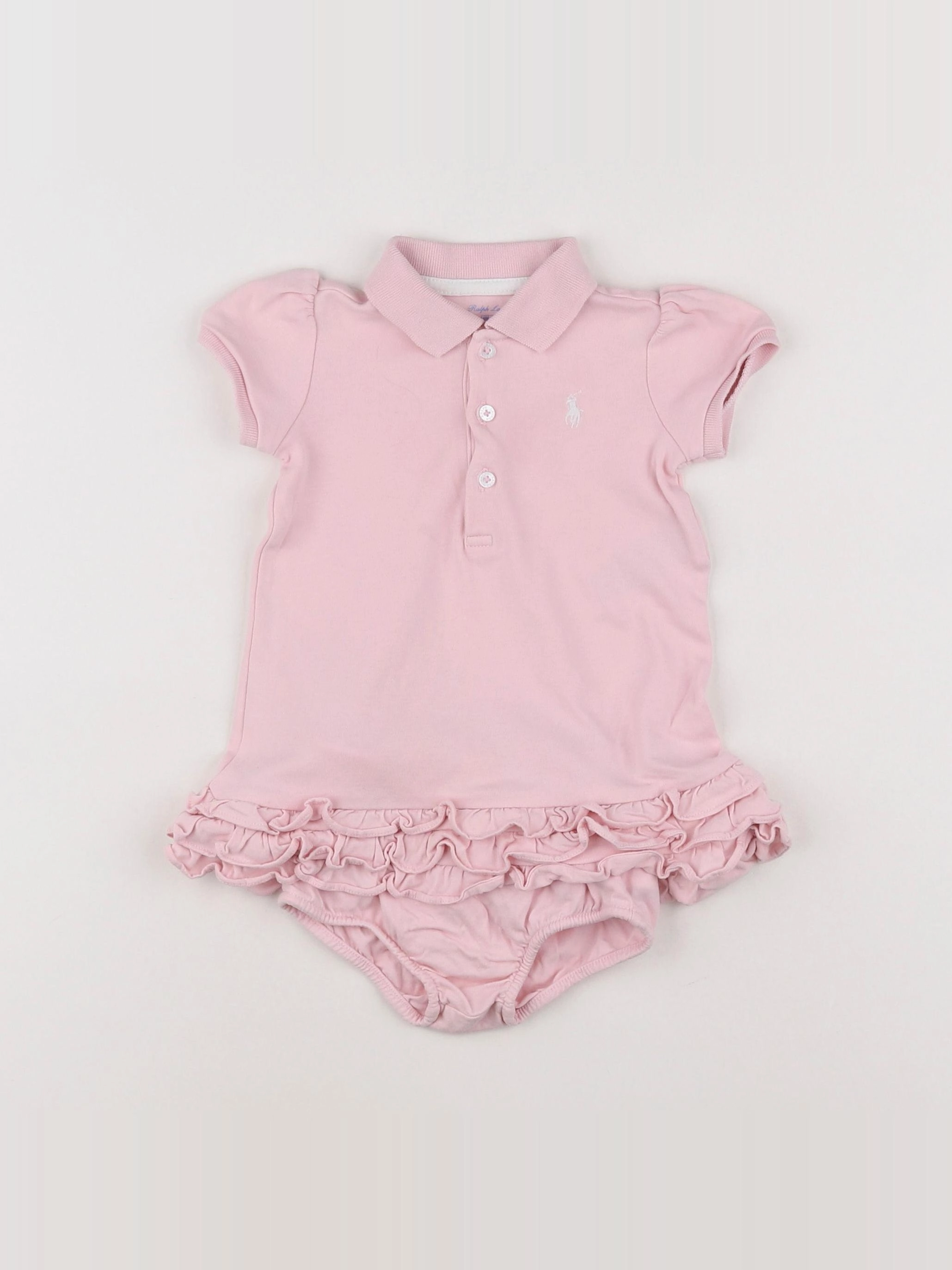 Ralph Lauren - robe rose - 6 mois