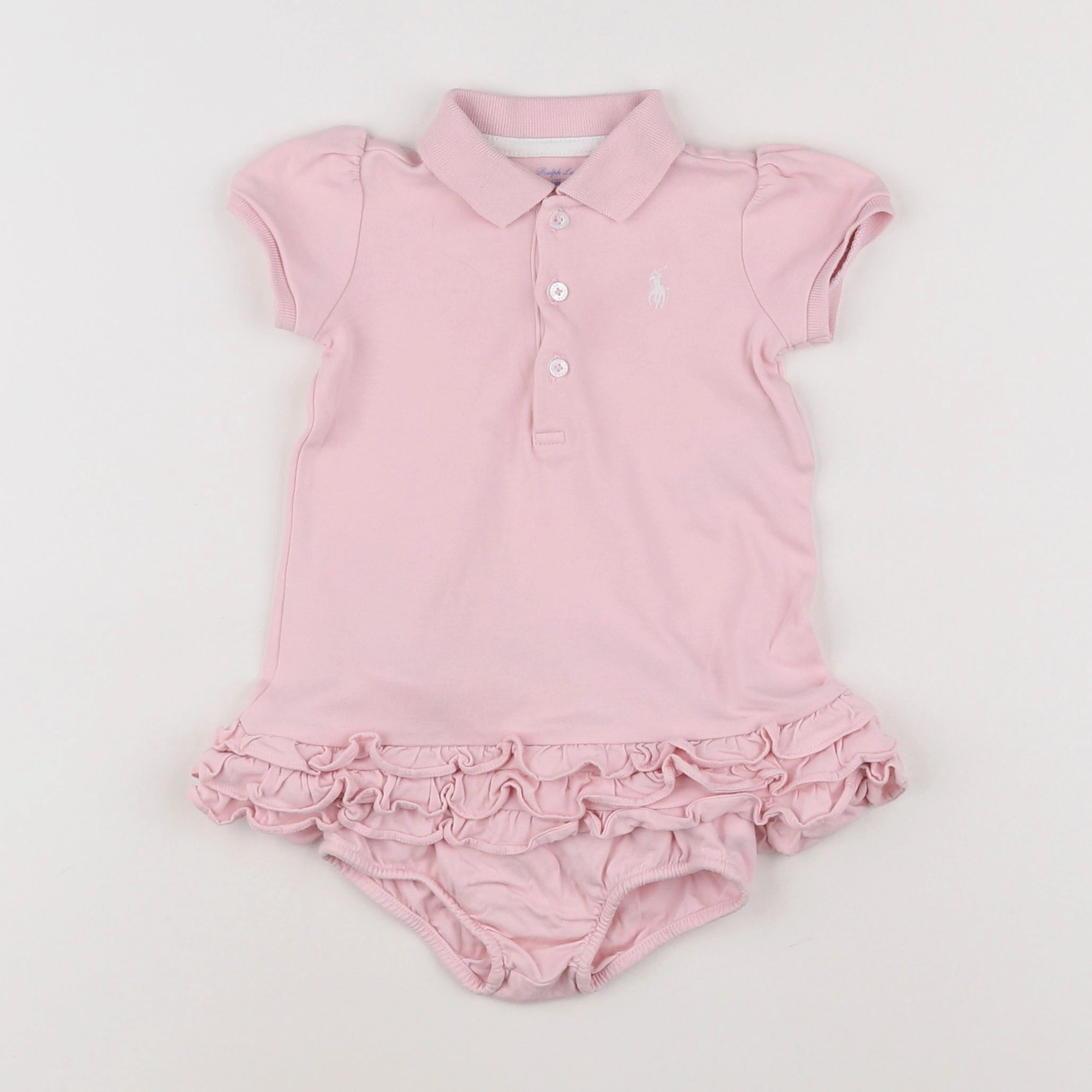 Ralph Lauren - robe rose - 6 mois