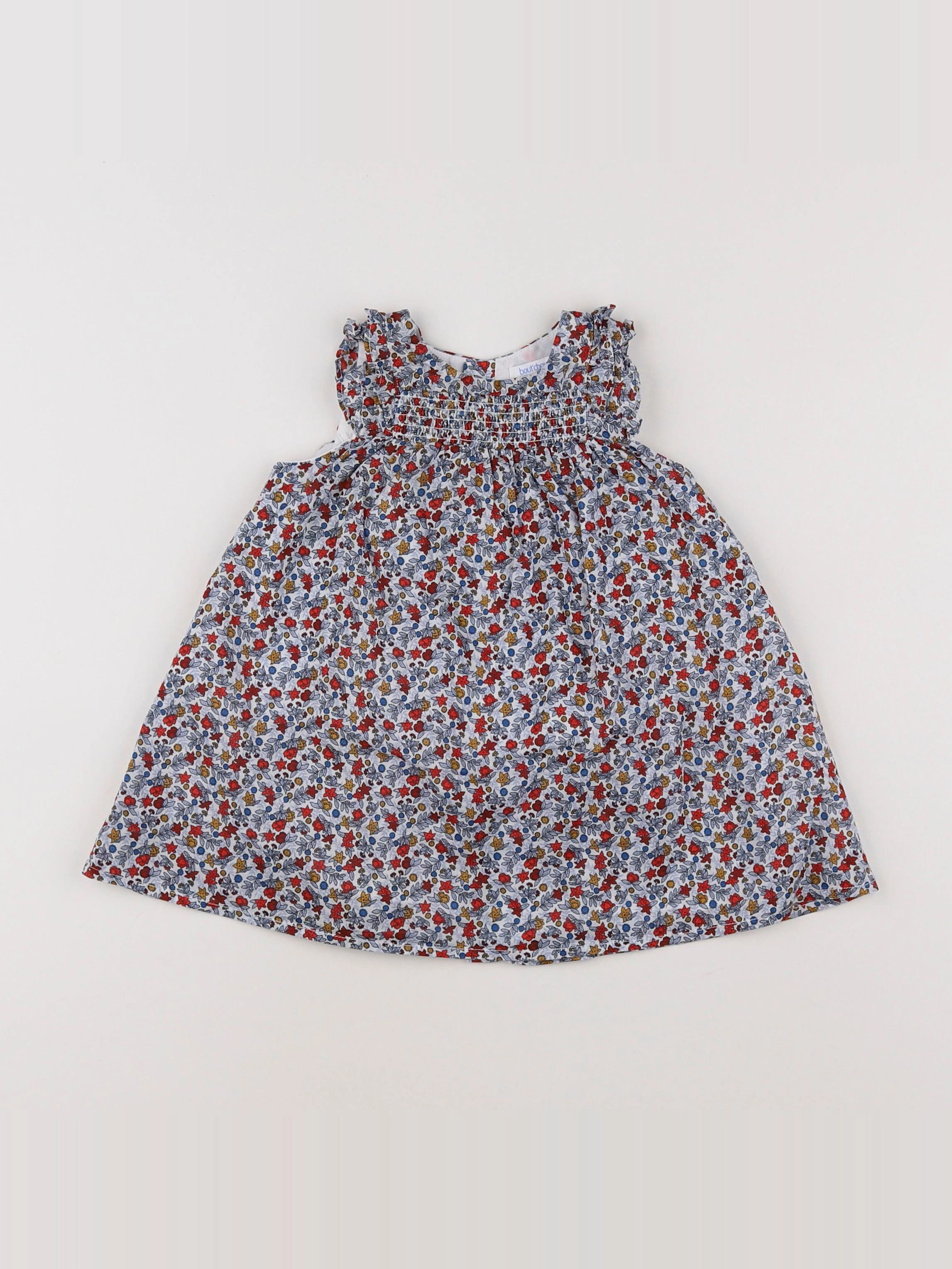 Boutchou - robe multicolore - 6 mois