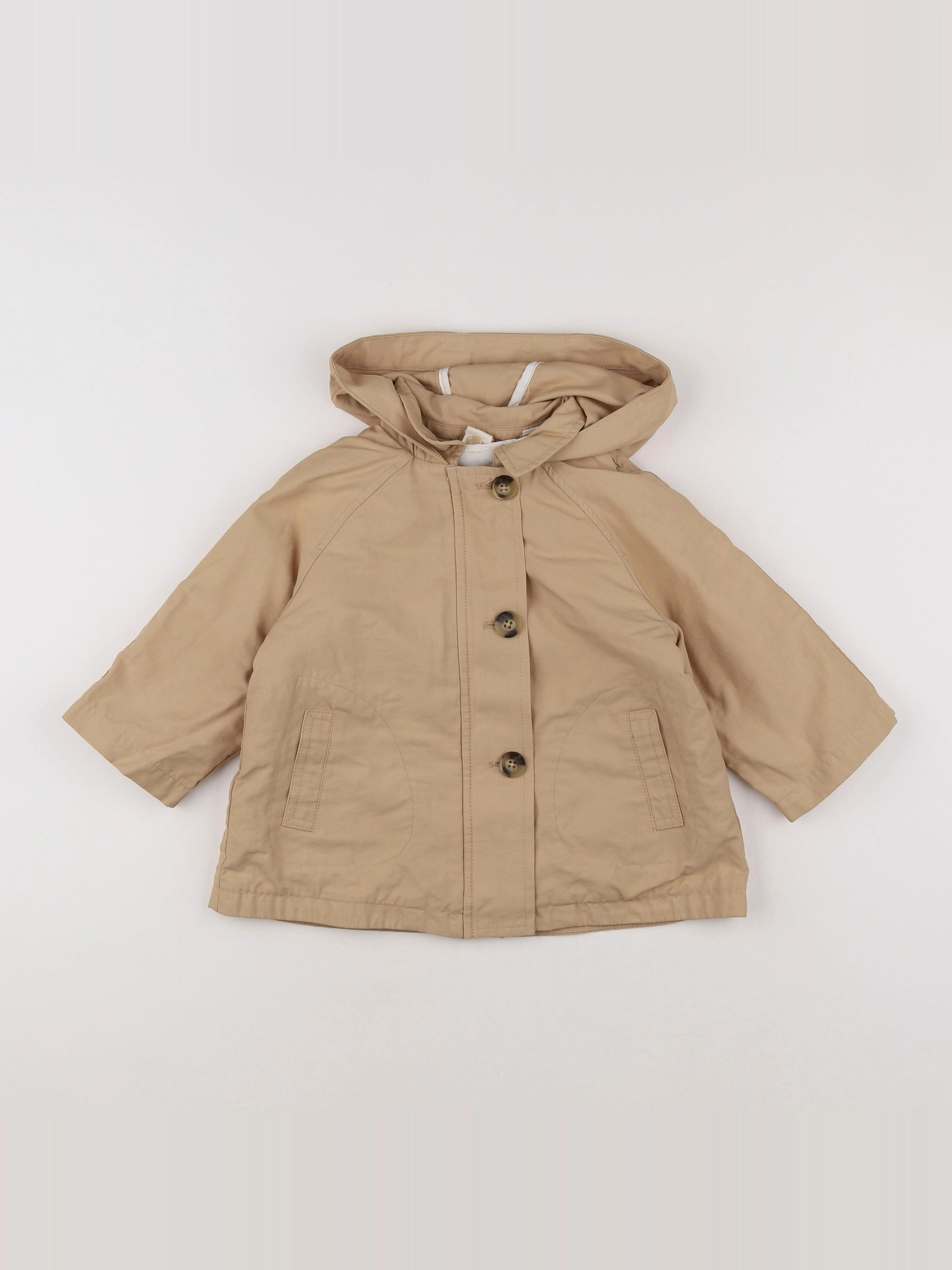 Zara - manteau marron - 12/18 mois