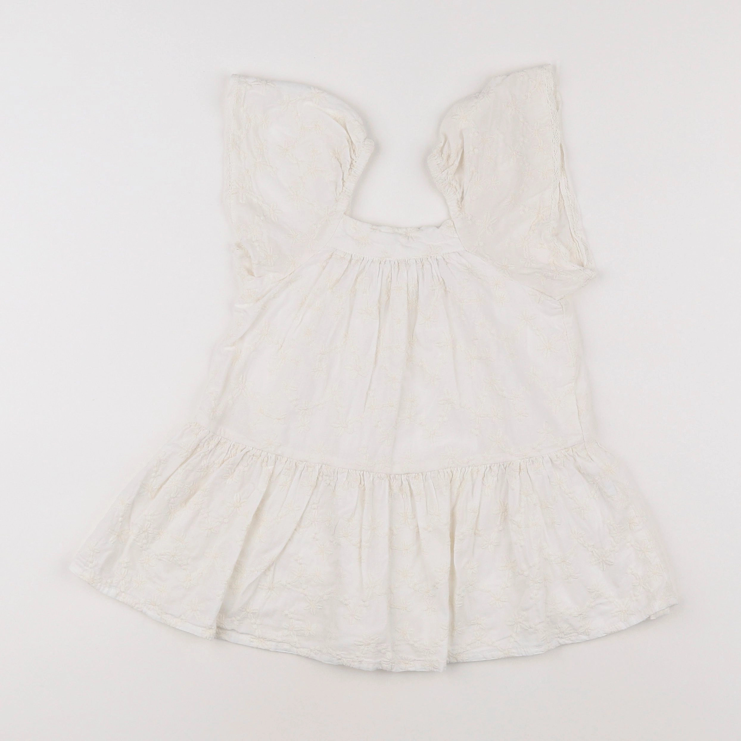 Zara - robe blanc - 12/18 mois