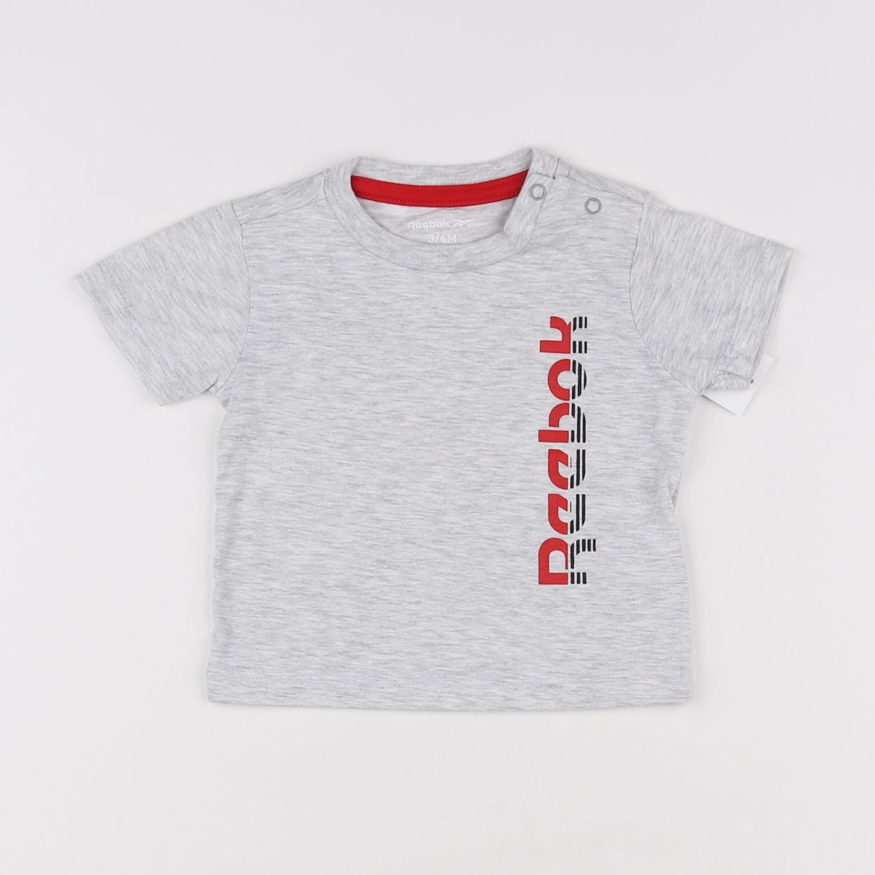 Reebok - tee-shirt gris - 3/6 mois