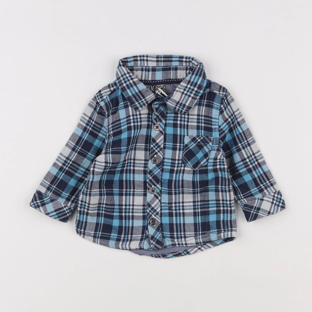 Tape à l'oeil - chemise bleu - 3 mois