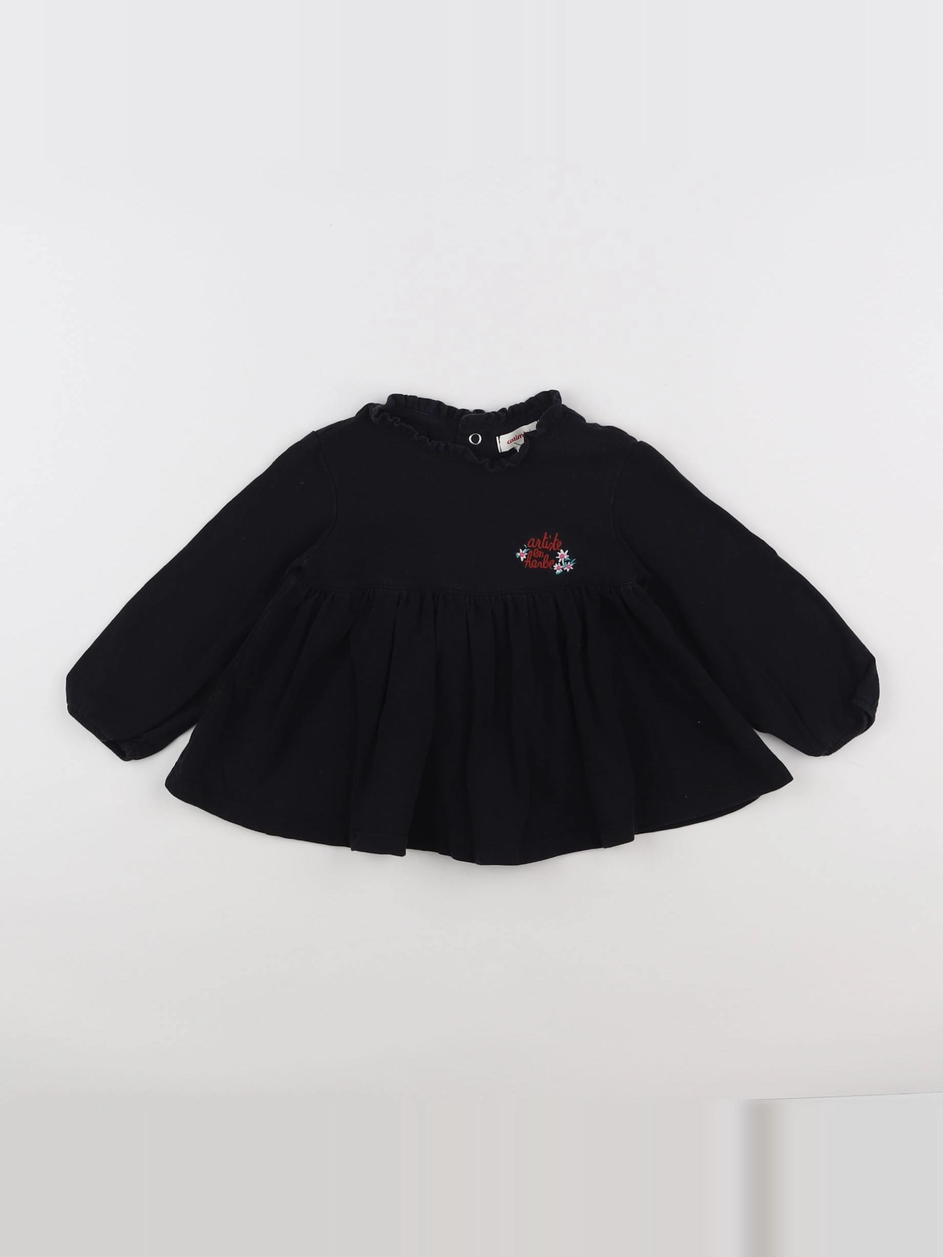 Catimini - blouse noir - 2 ans