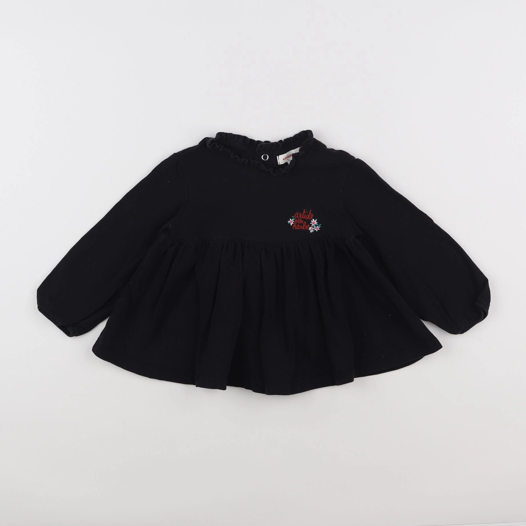 Catimini - blouse noir - 2 ans