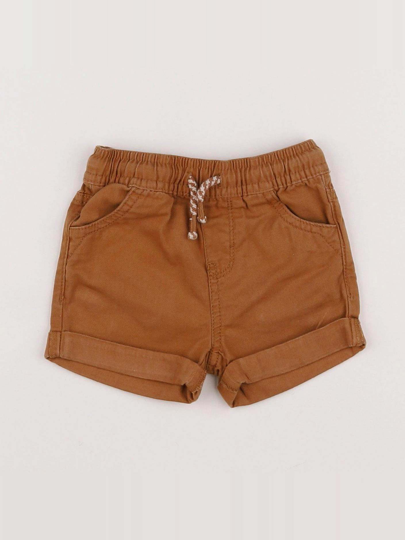 Vertbaudet - short marron - 12 mois