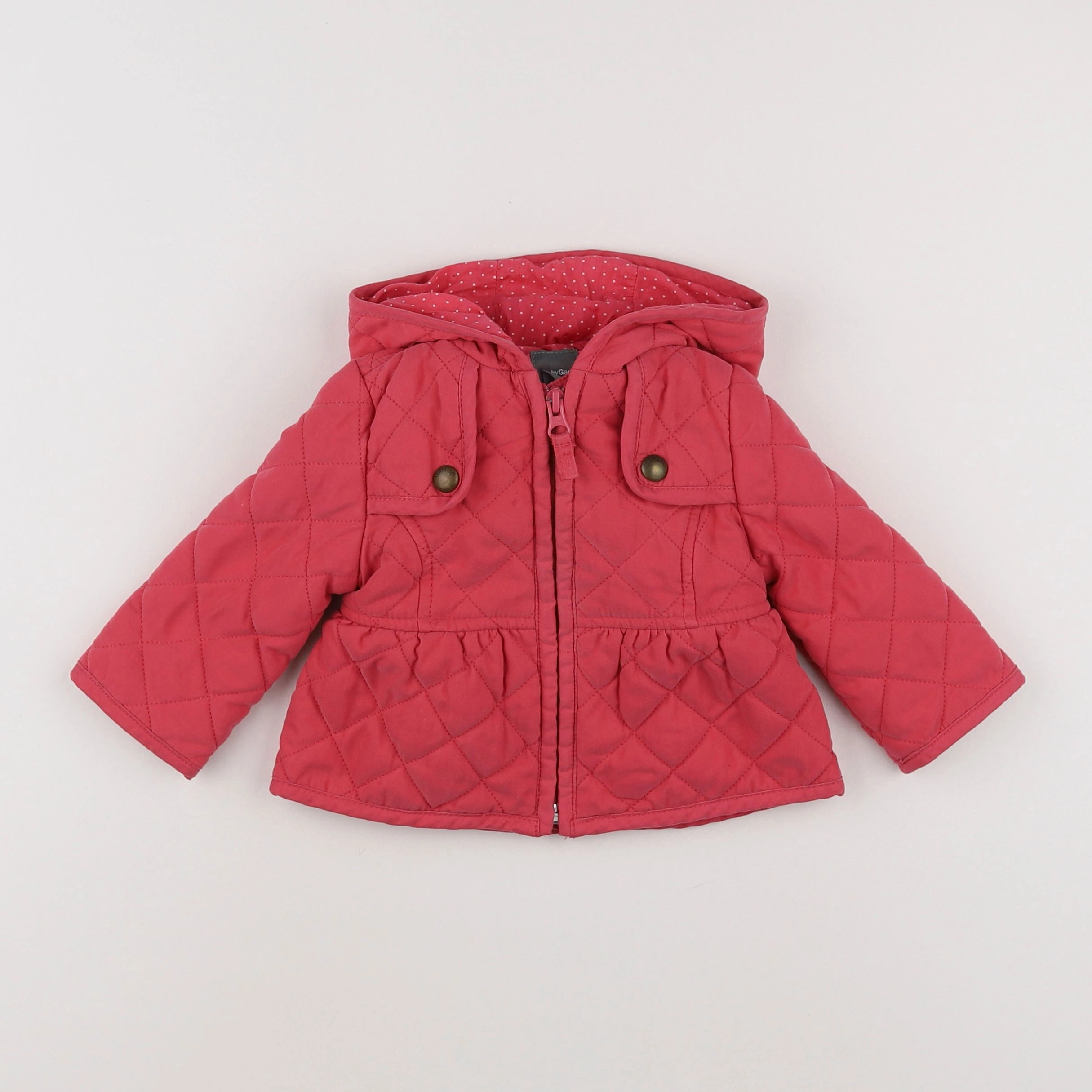 GAP - veste rose - 6/12 mois