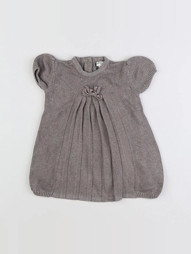 Cyrillus - robe marron - 9 mois