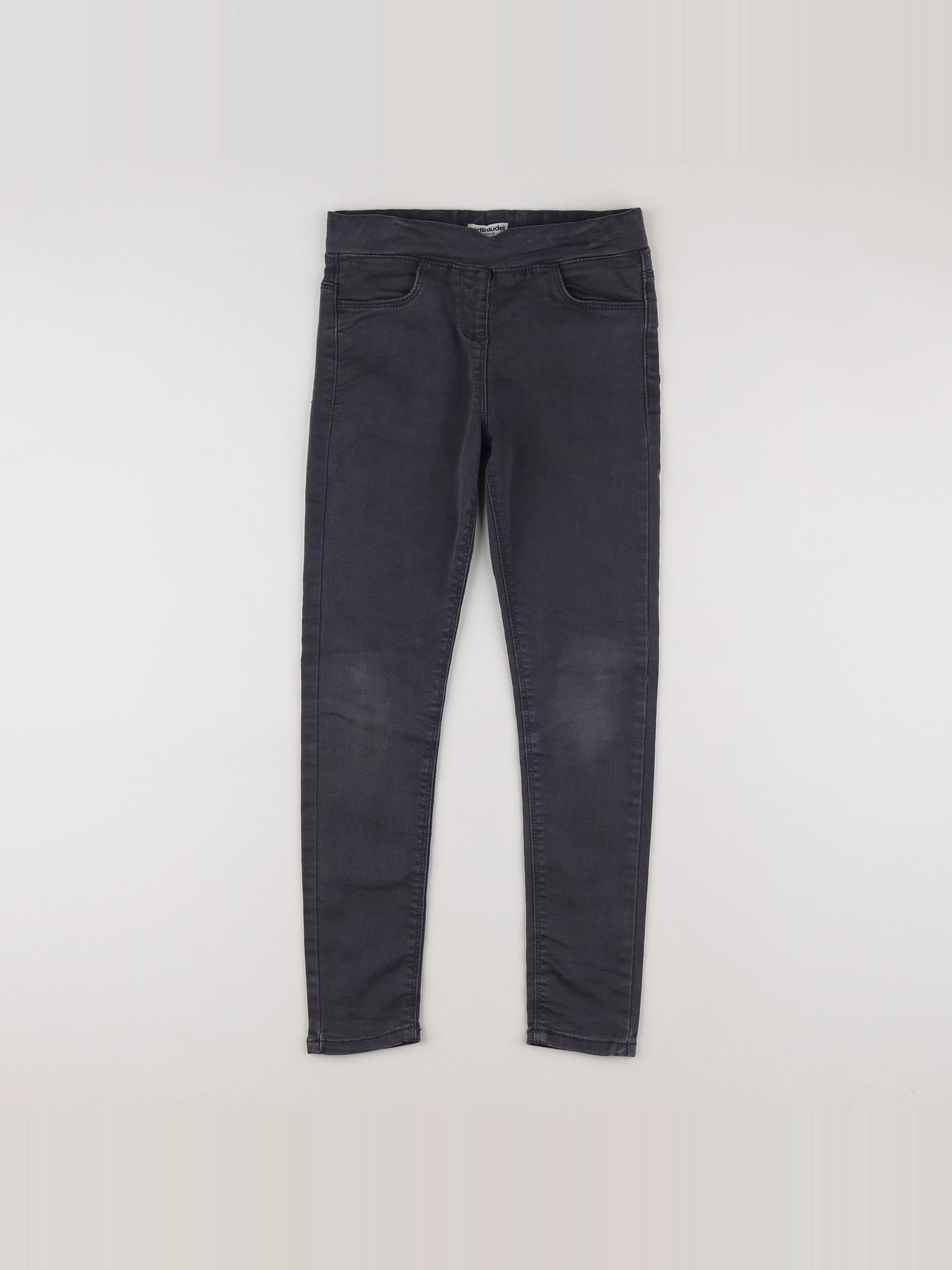 Vertbaudet - jegging gris - 9 ans