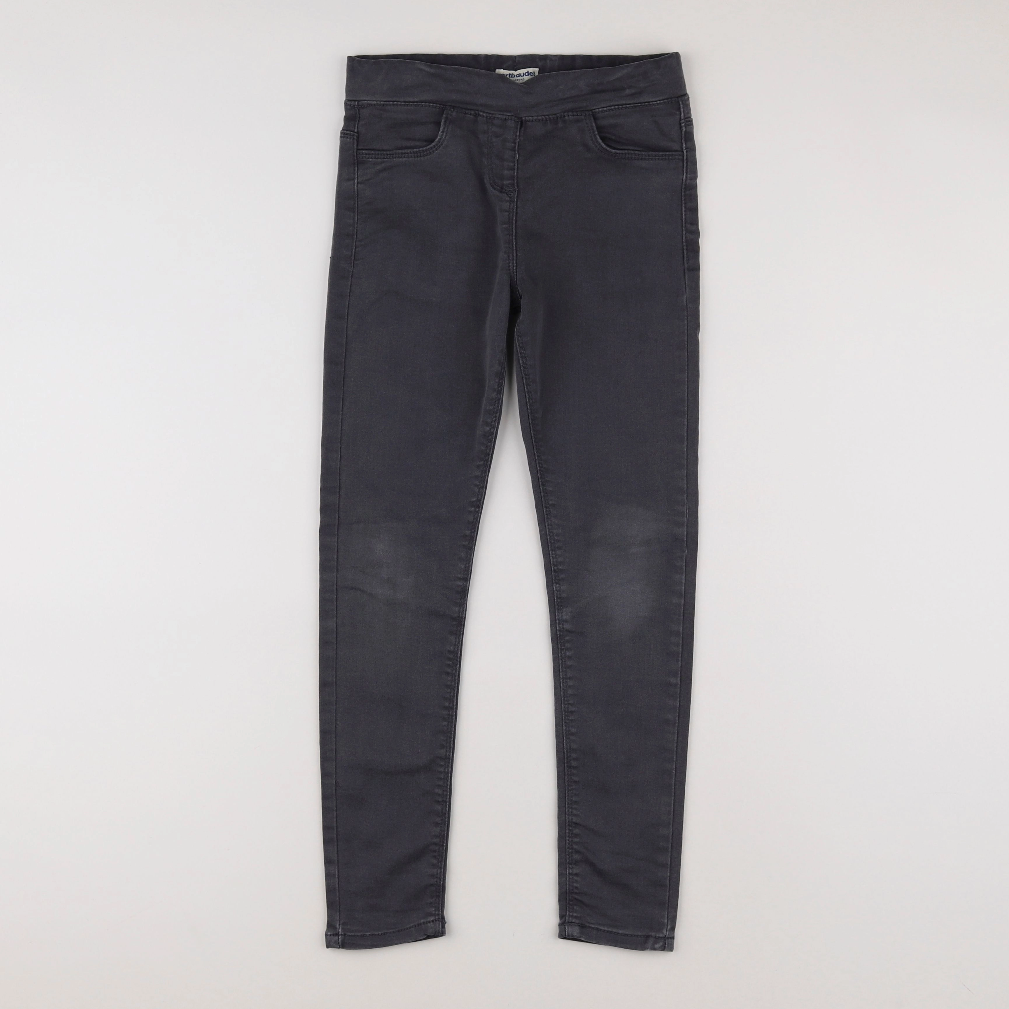 Vertbaudet - jegging gris - 9 ans