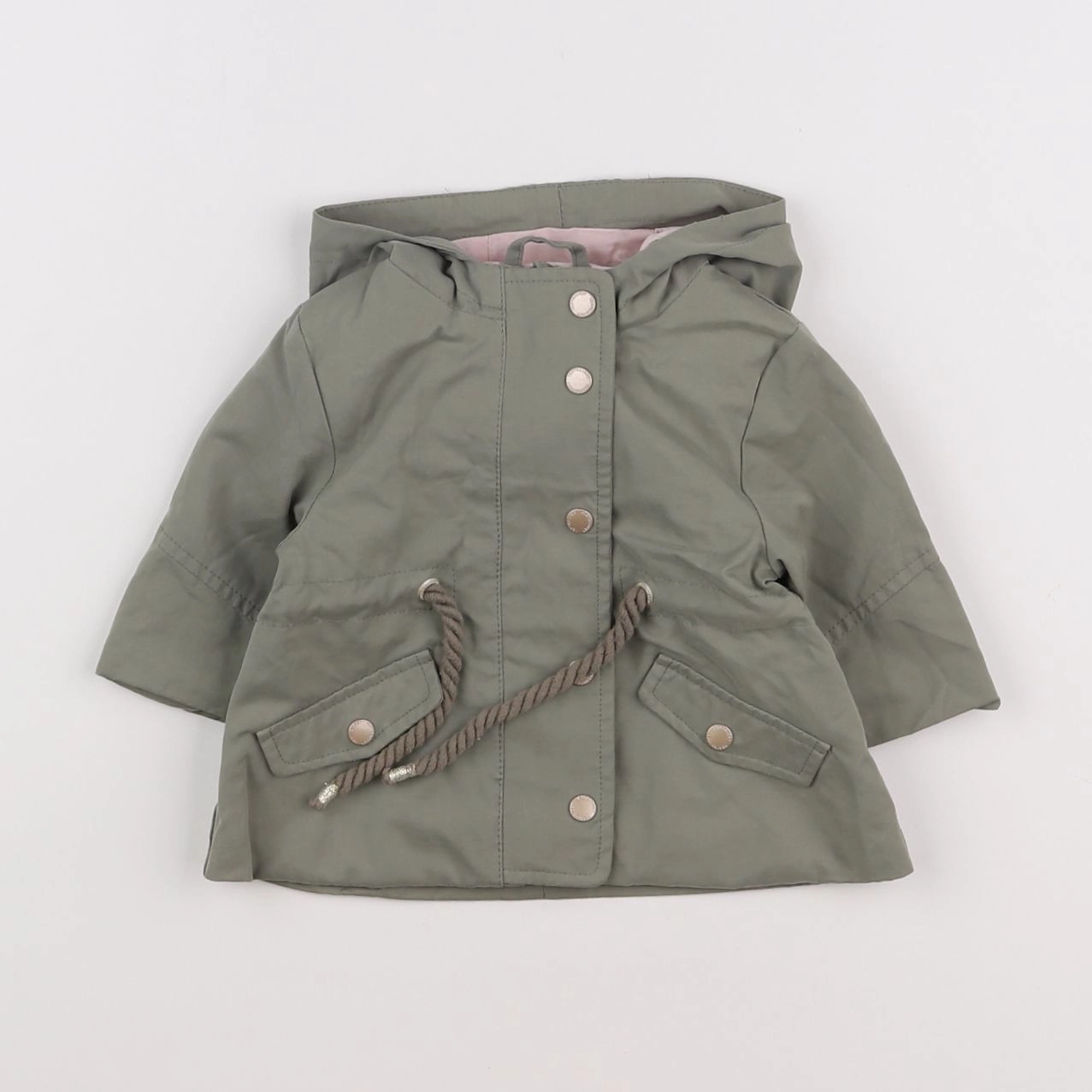 Vertbaudet - parka vert - 3 mois